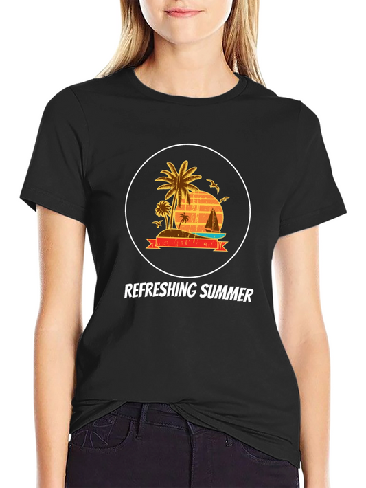 Refreshing Summer Graphic Tee - Island Life