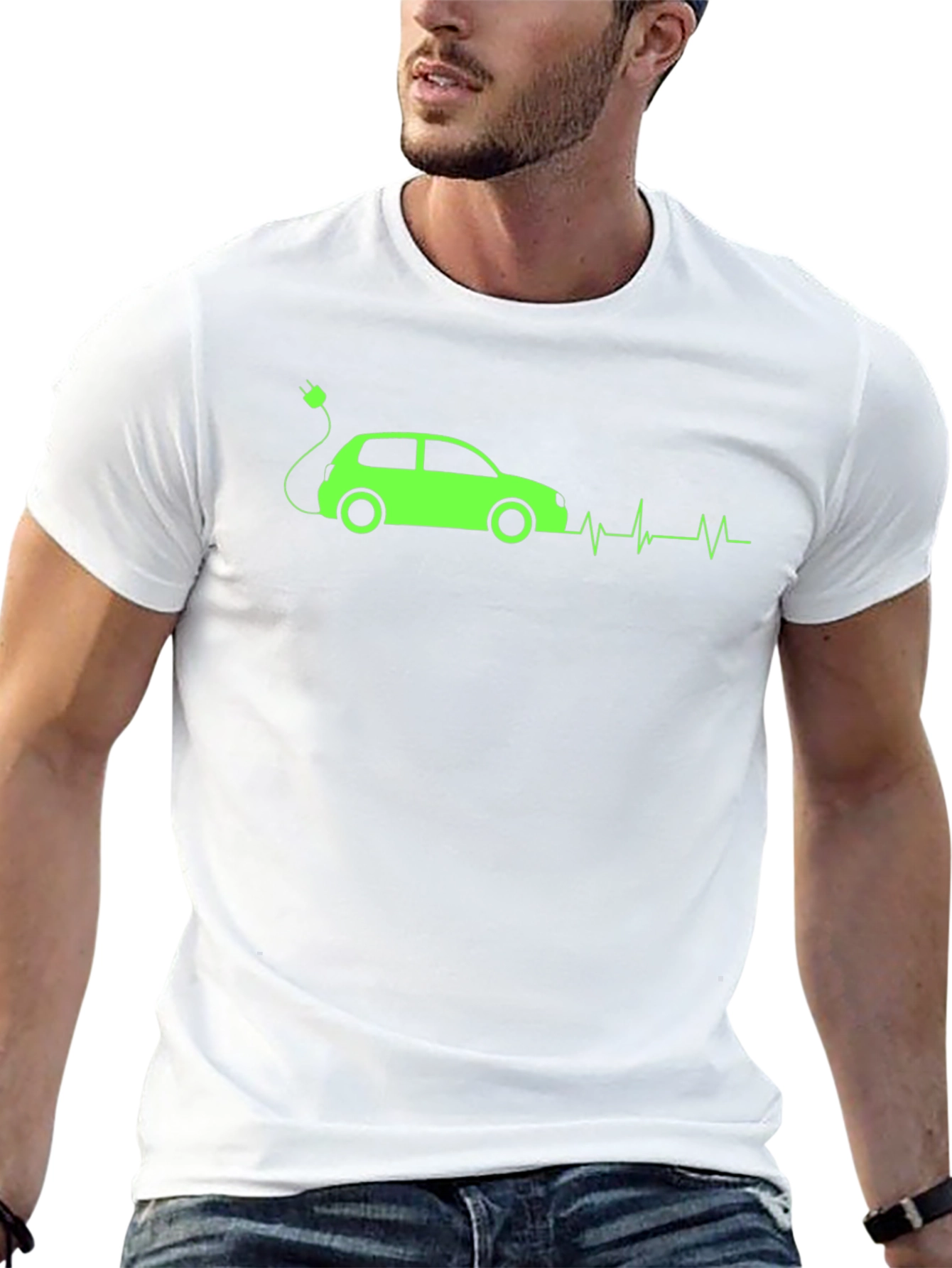 Electric Car Heartbeat T-Shirt