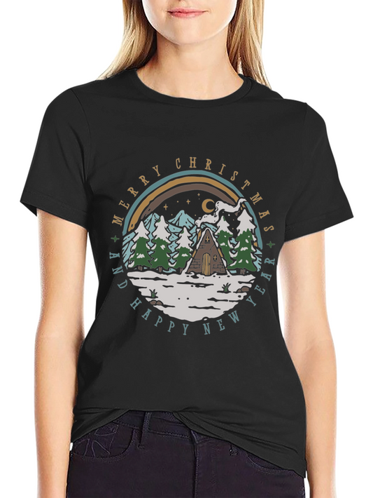 Merry Christmas & Happy New Year Graphic Tee