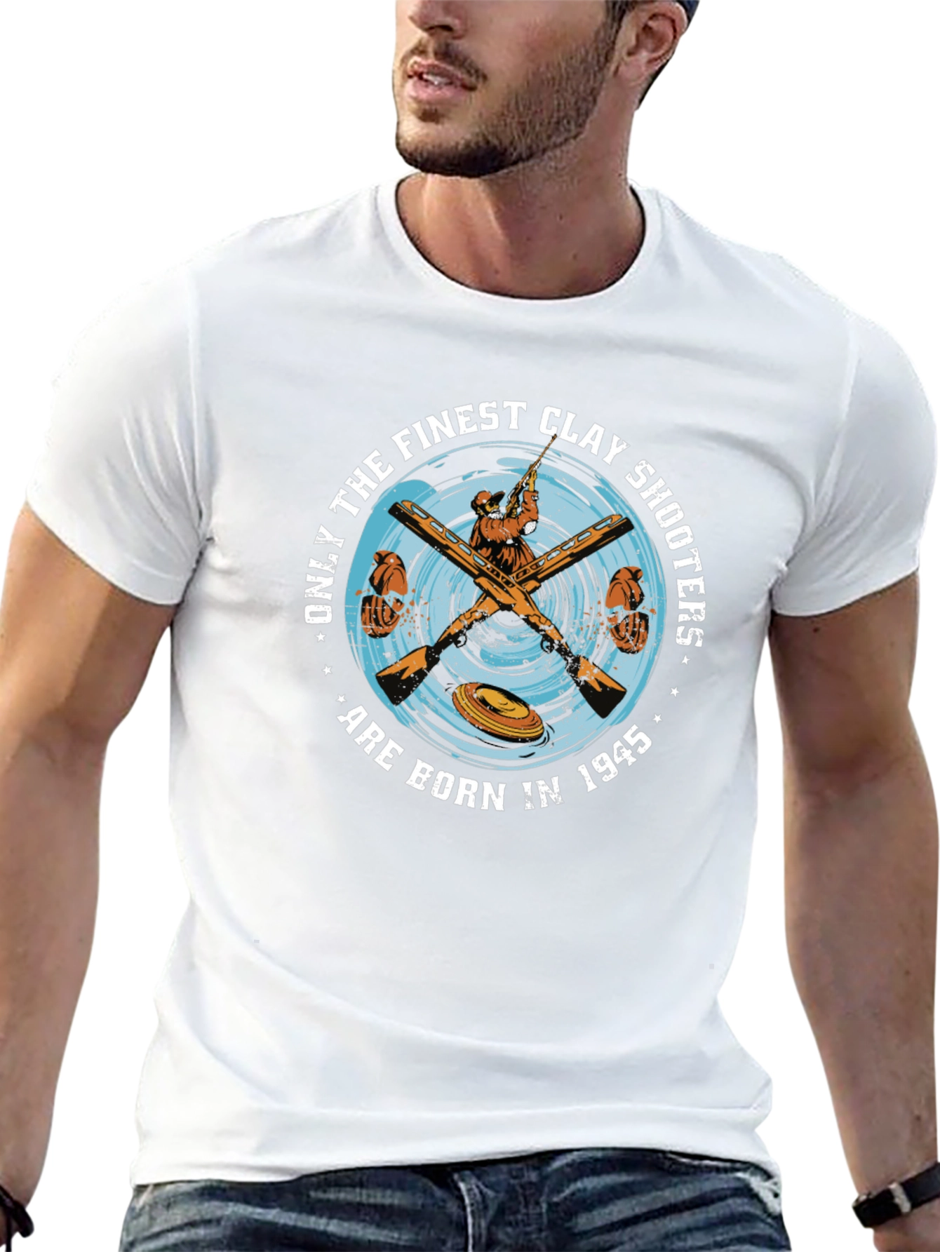 Finest Clay Shooters T-Shirt - Born in 1945