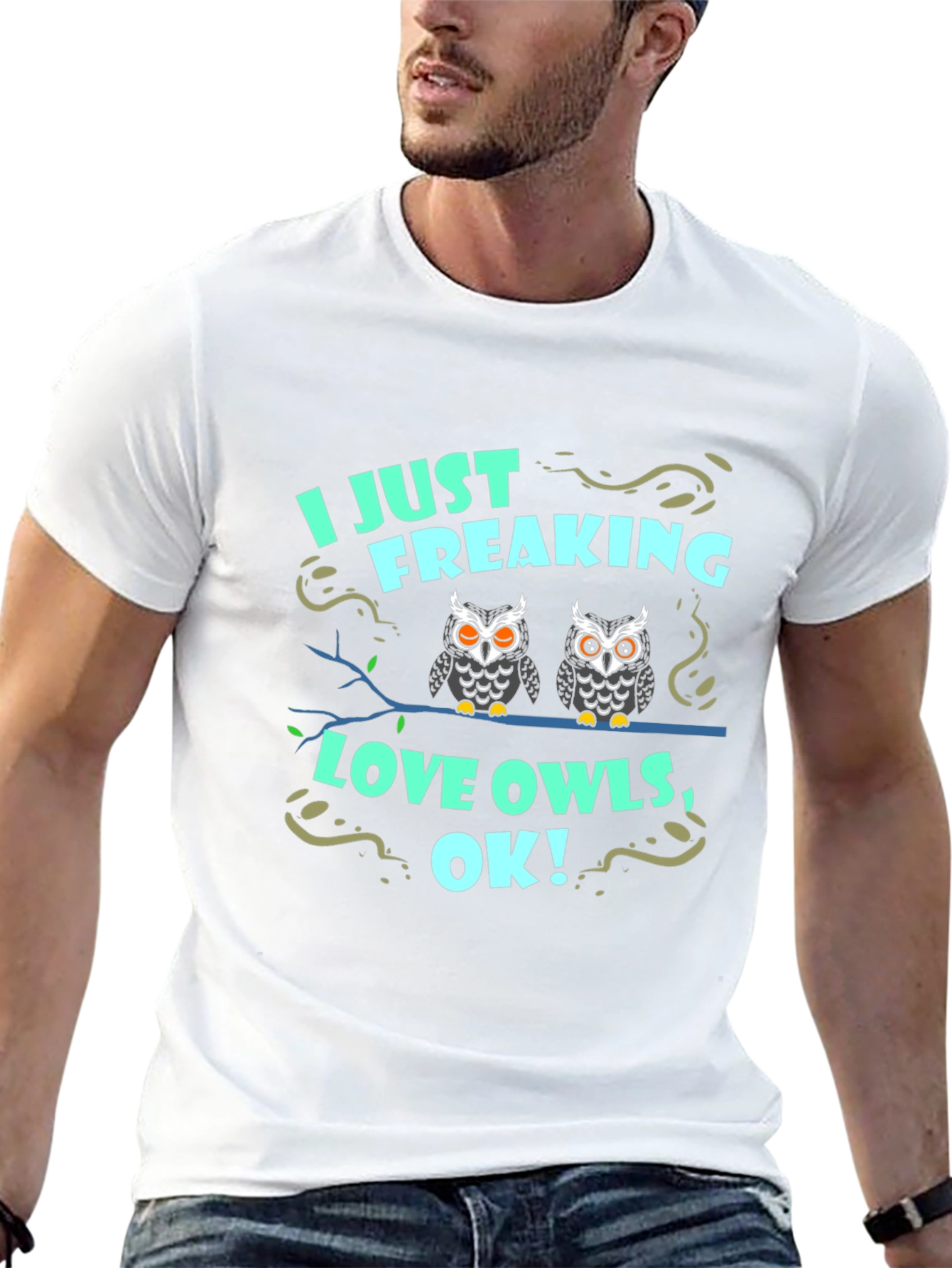 I Just Freaking Love Owls Graphic Tee