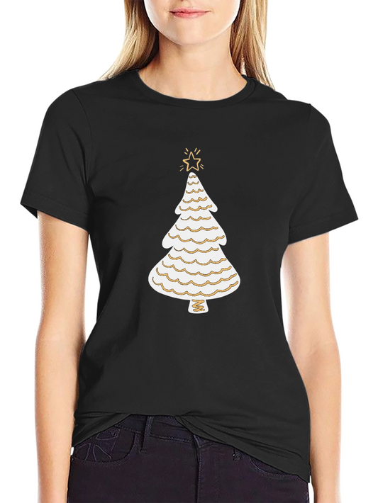 Festive Christmas Tree Graphic Tee