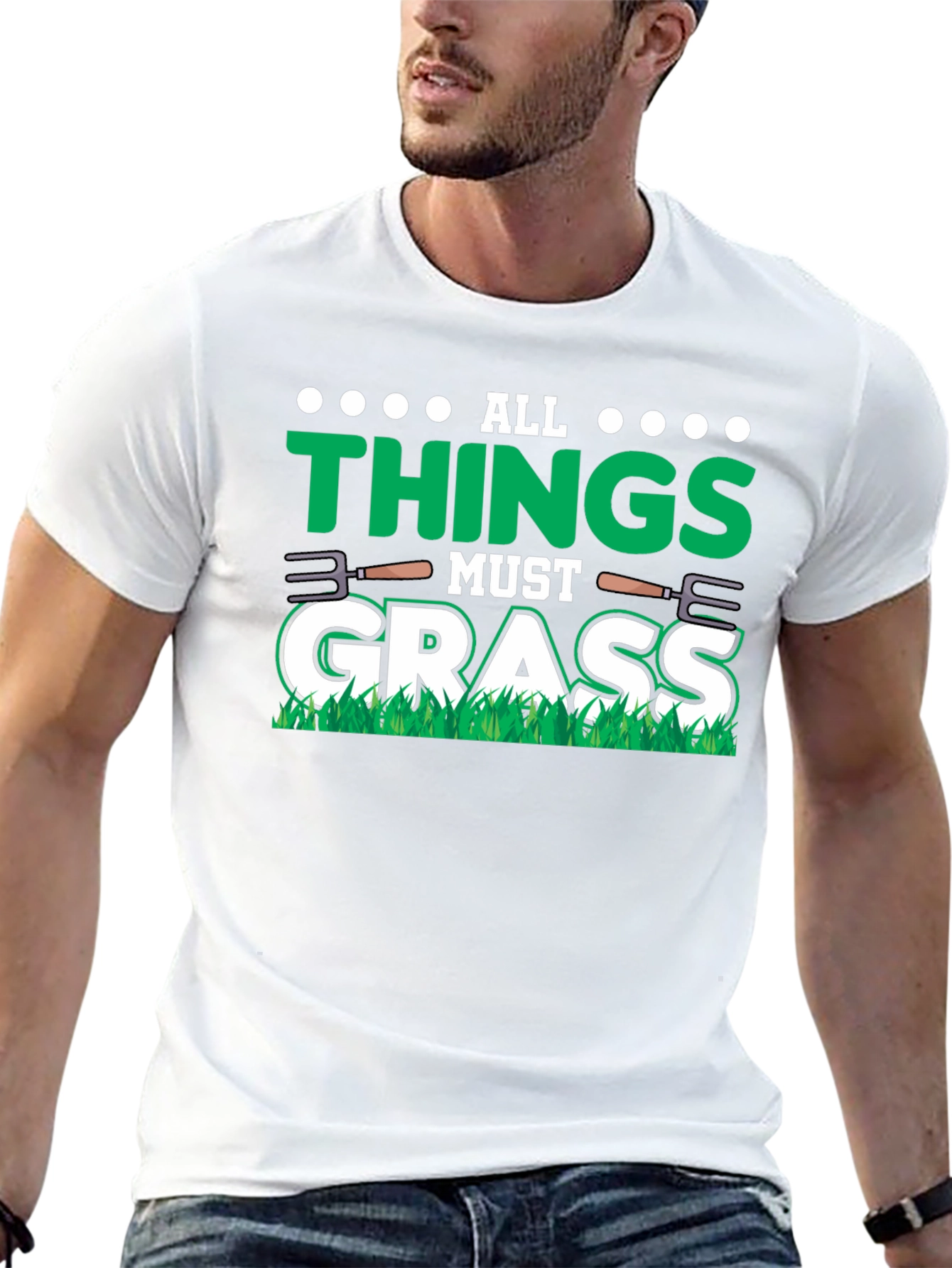 All Things Must Grass Graphic Tee