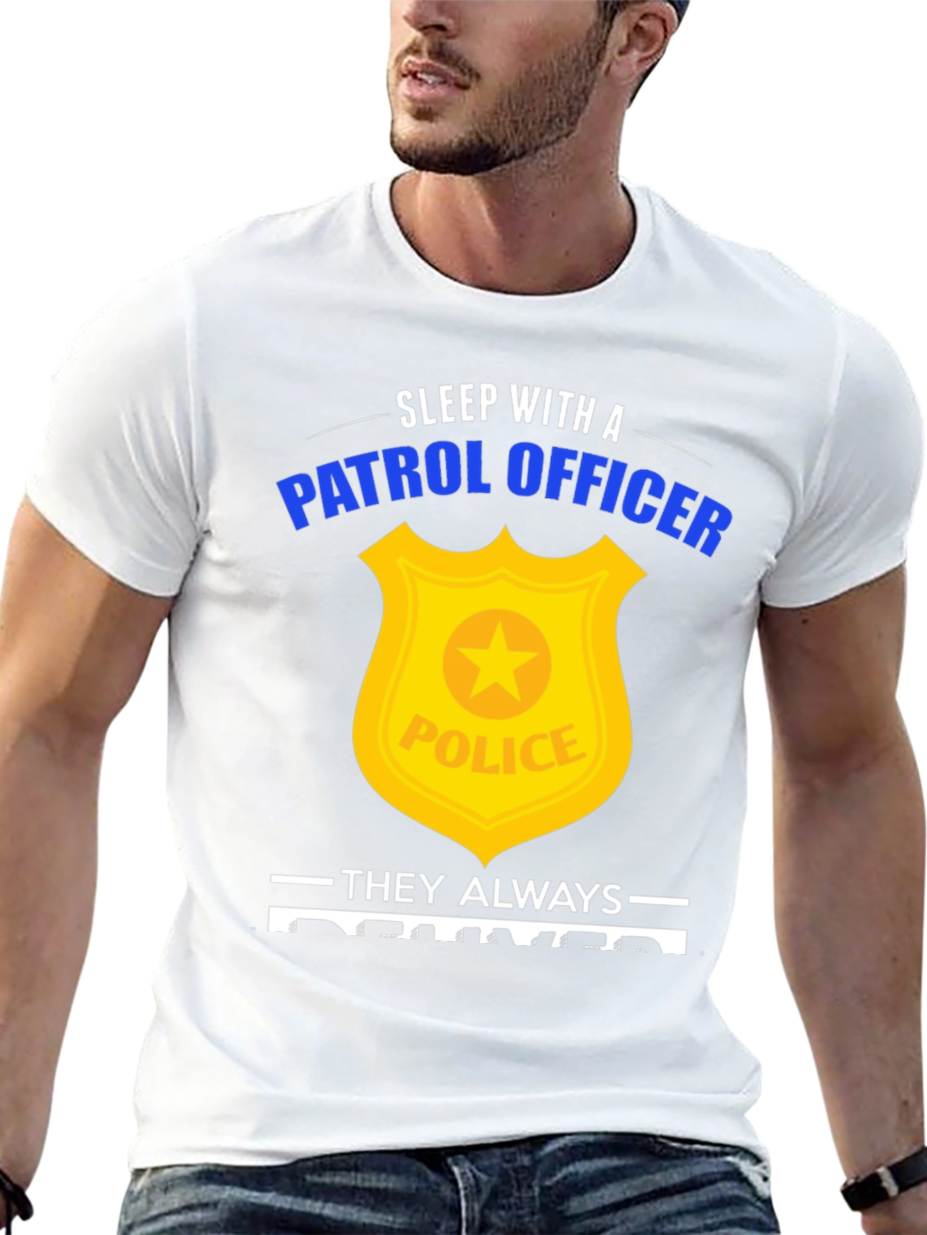 Sleep with a Patrol Officer Graphic Tee