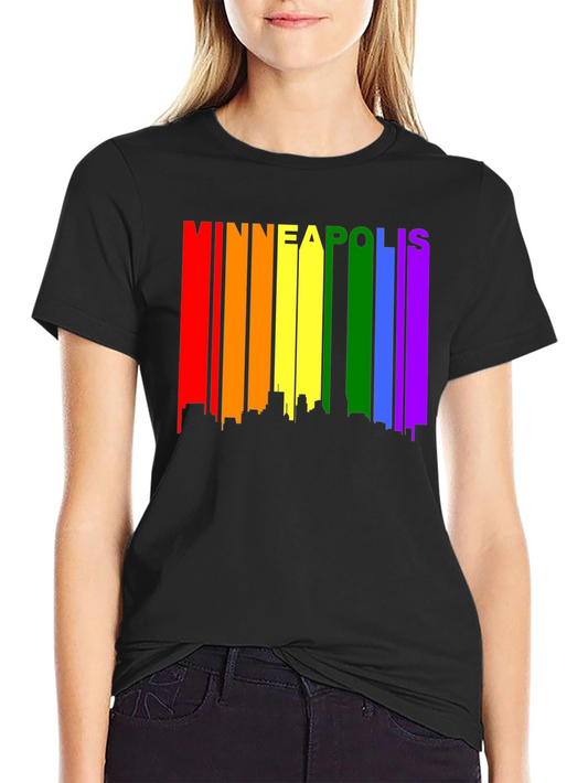 Minneapolis LGBTQ Pride T-Shirt - Black