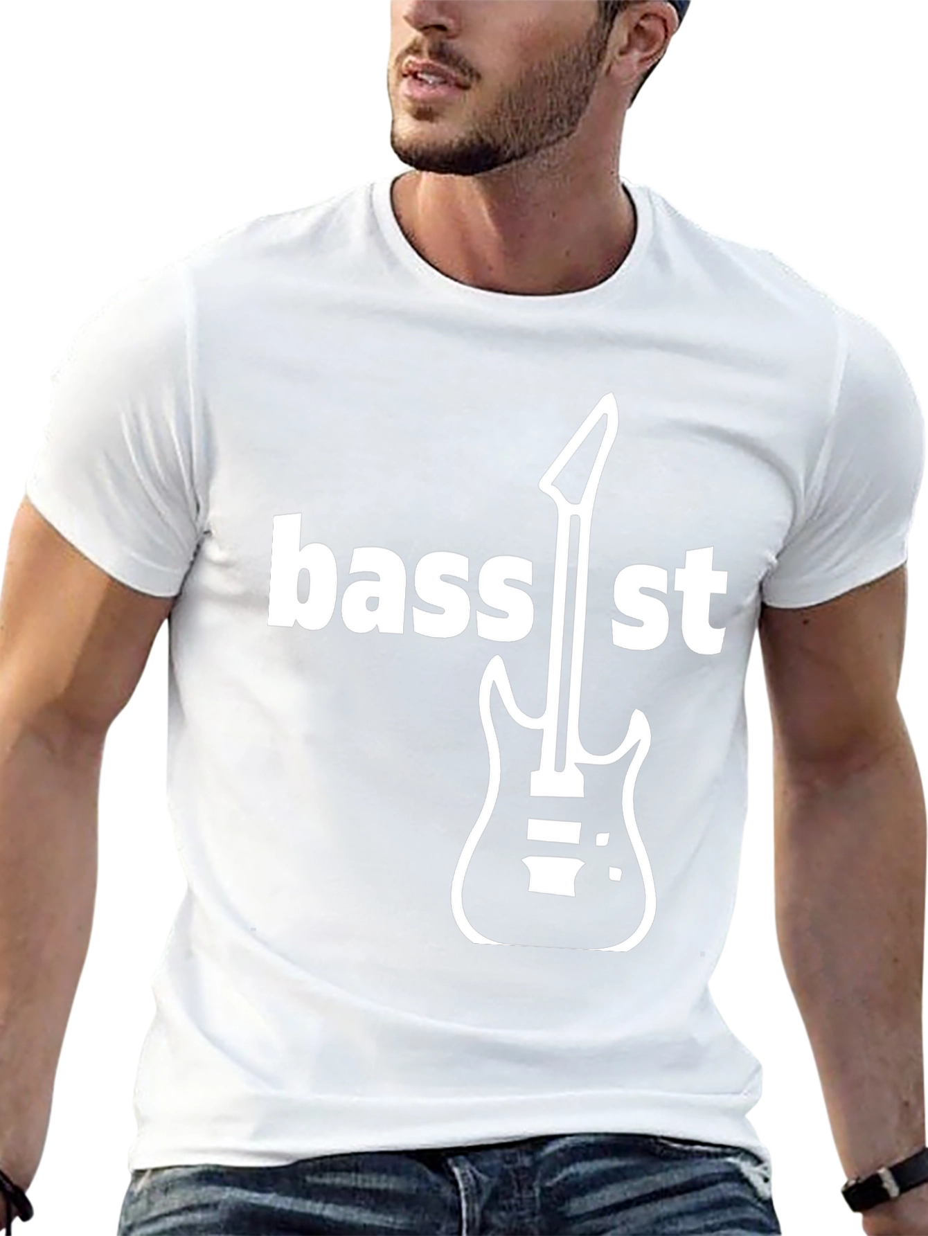 Bass Guitar T-Shirt - Music Lover Tee