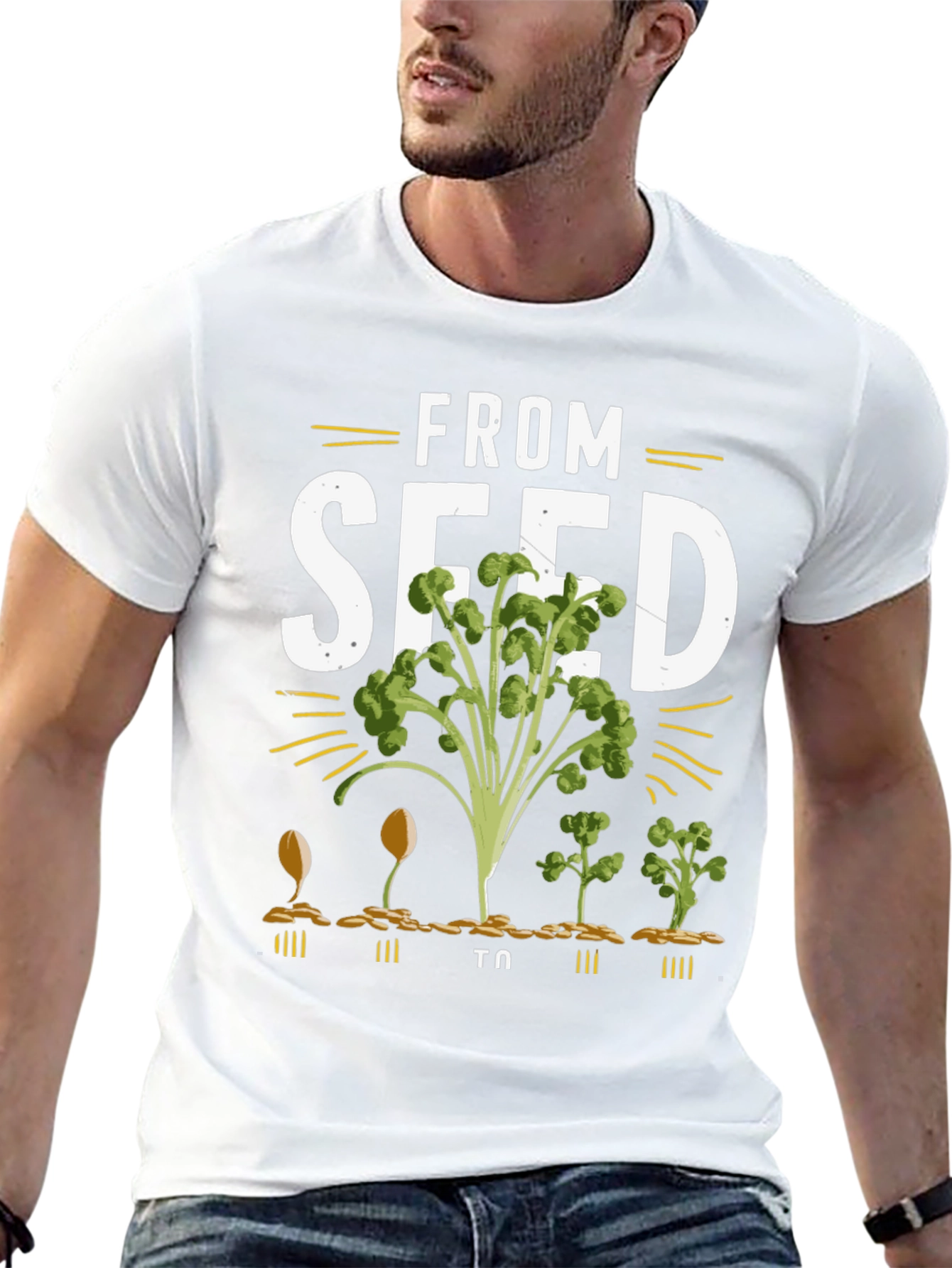 From Seed to Plant Graphic T-Shirt