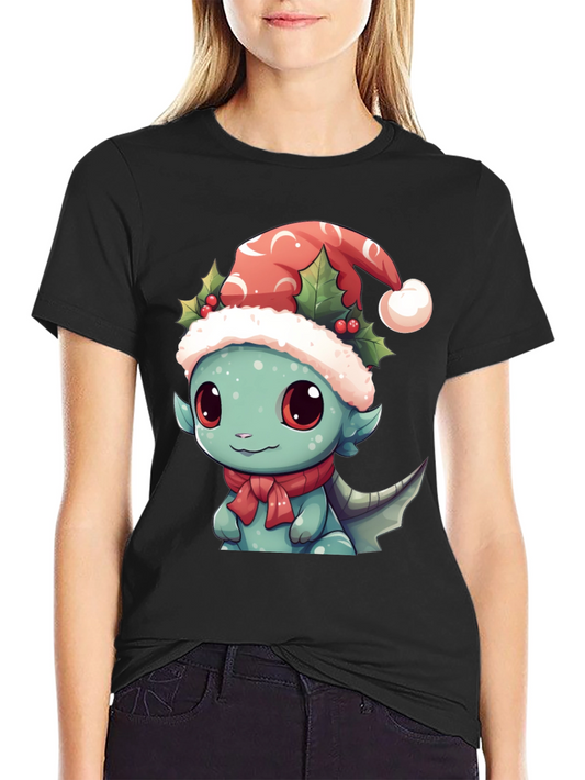 Christmas Dragon T-Shirt - Festive Holiday Apparel