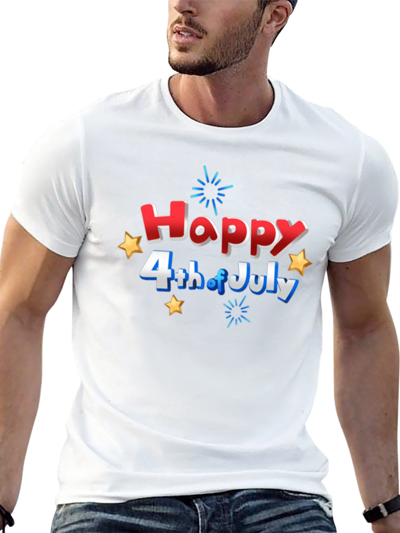 Happy 4th of July Graphic T-Shirt