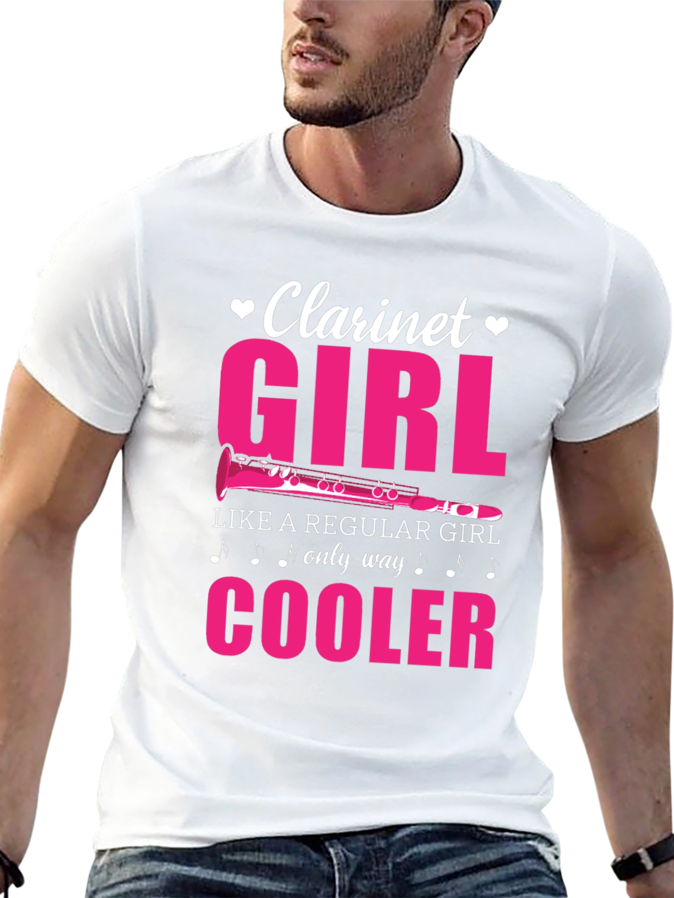 Clarinet Girl T-Shirt - Musician Tee