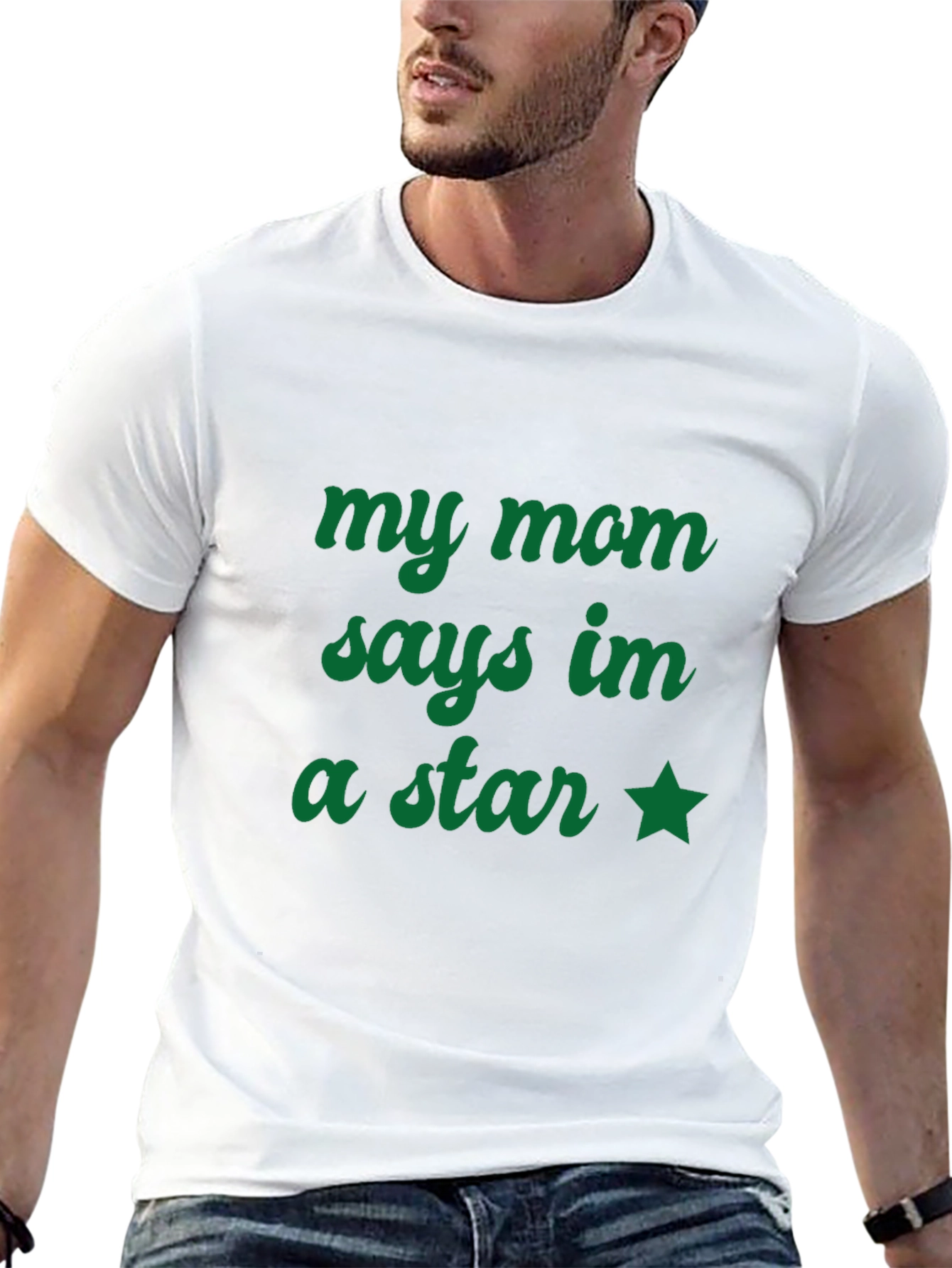 My Mom Says Im a Star T-Shirt - Black