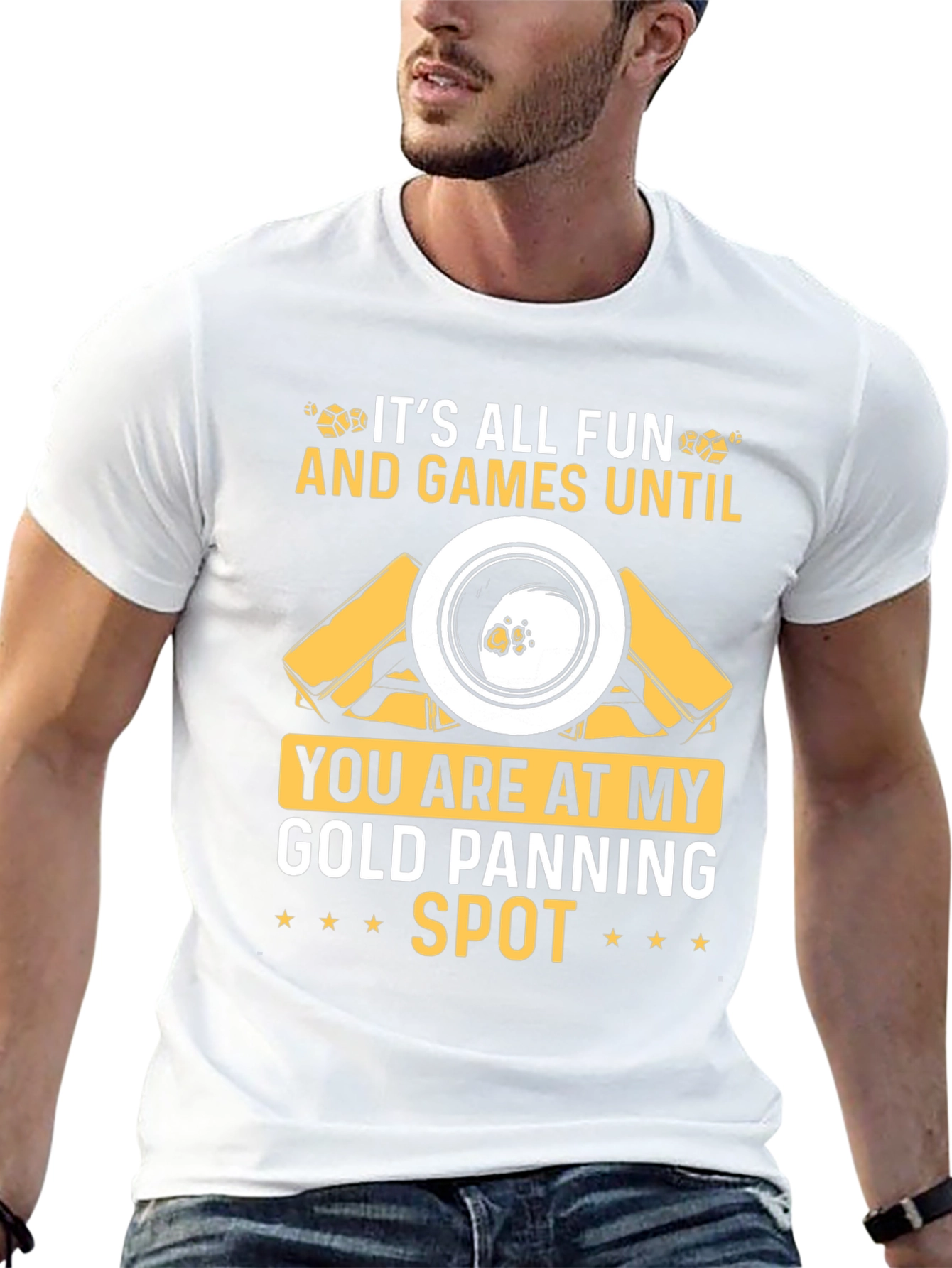 Gold Panning Spot T-Shirt: Fun & Games!