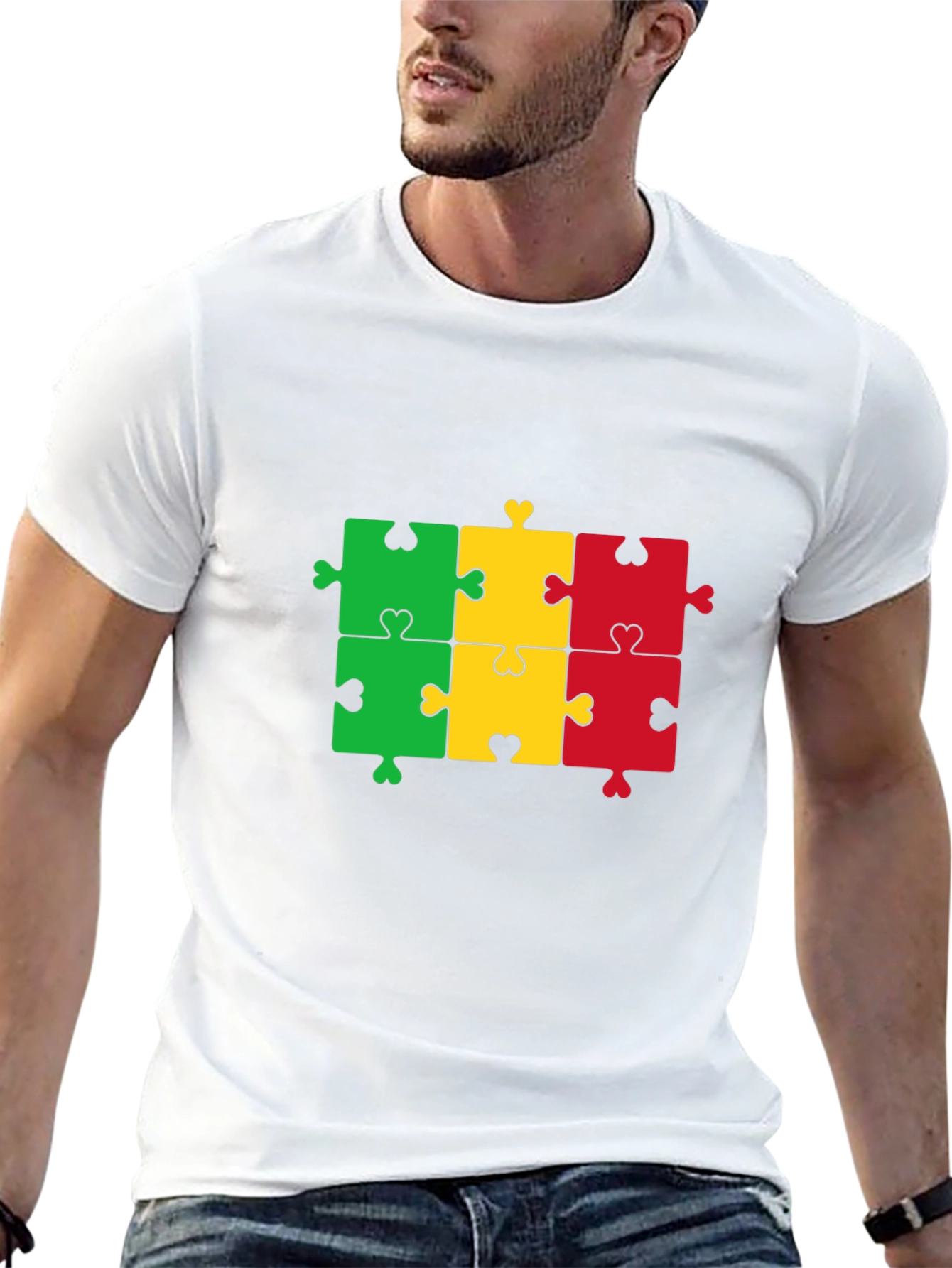 Puzzle Piece T-Shirt - Black