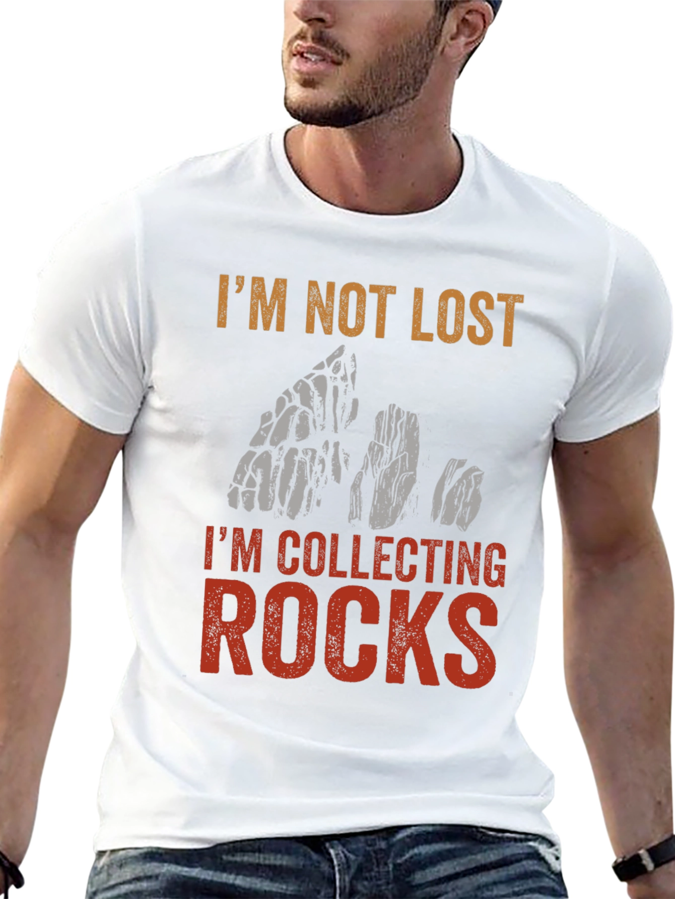 Im Not Lost Im Collecting Rocks T-Shirt