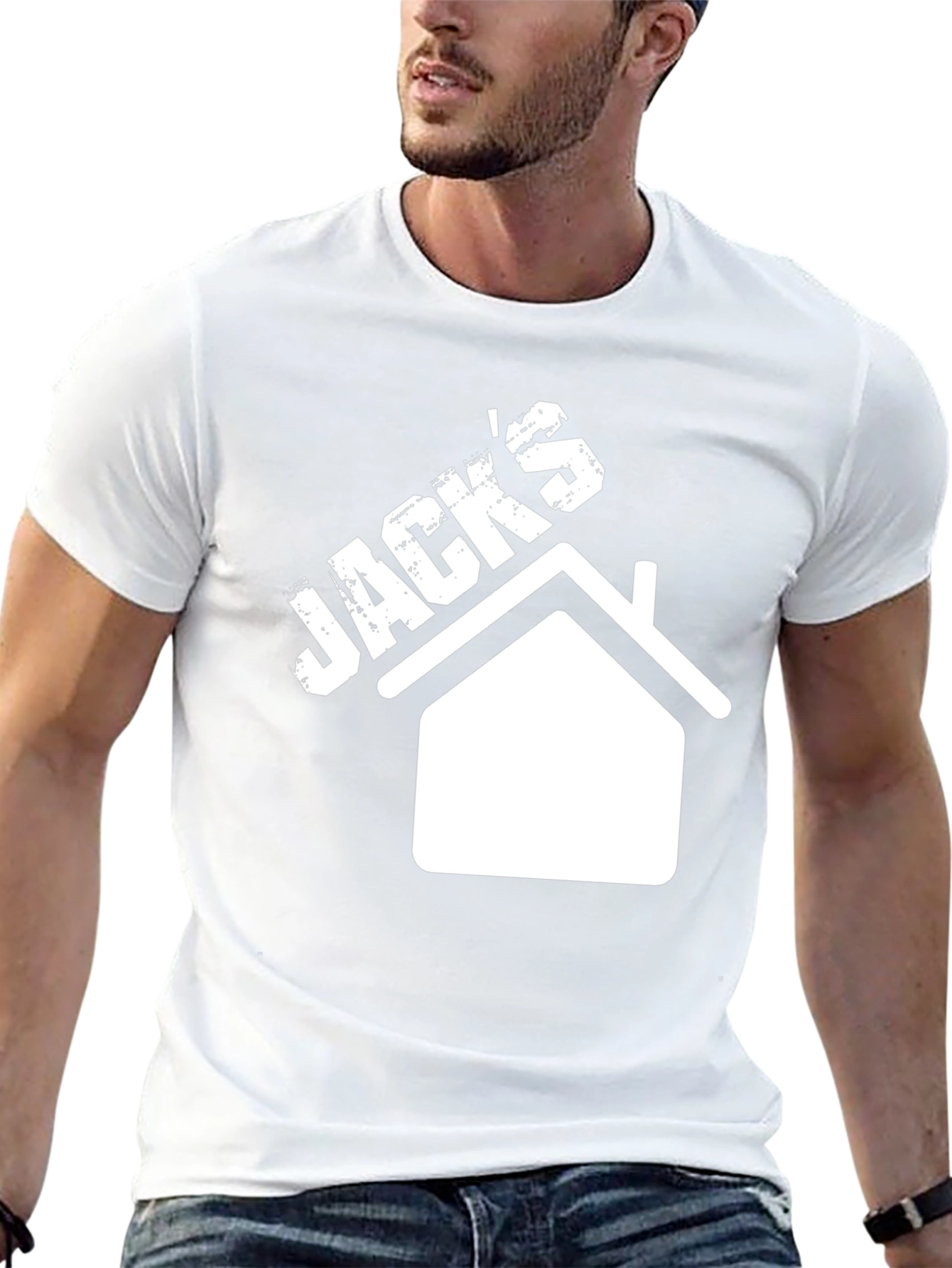 Jacks House Black Graphic T-Shirt