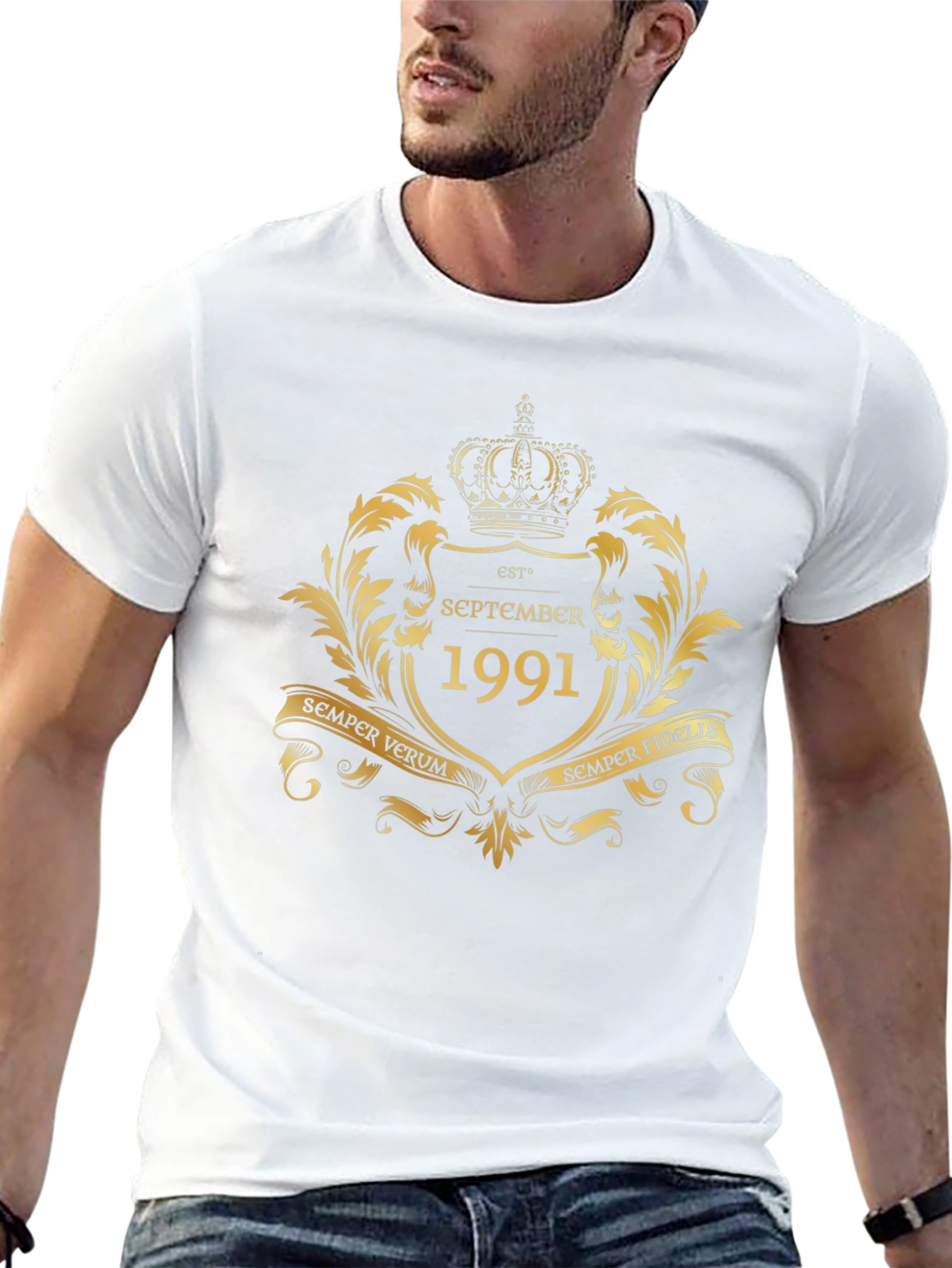 September 1991 Est. Gold Crest Graphic T-Shirt