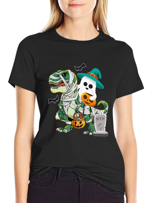 Halloween Dino Ghost T-Shirt
