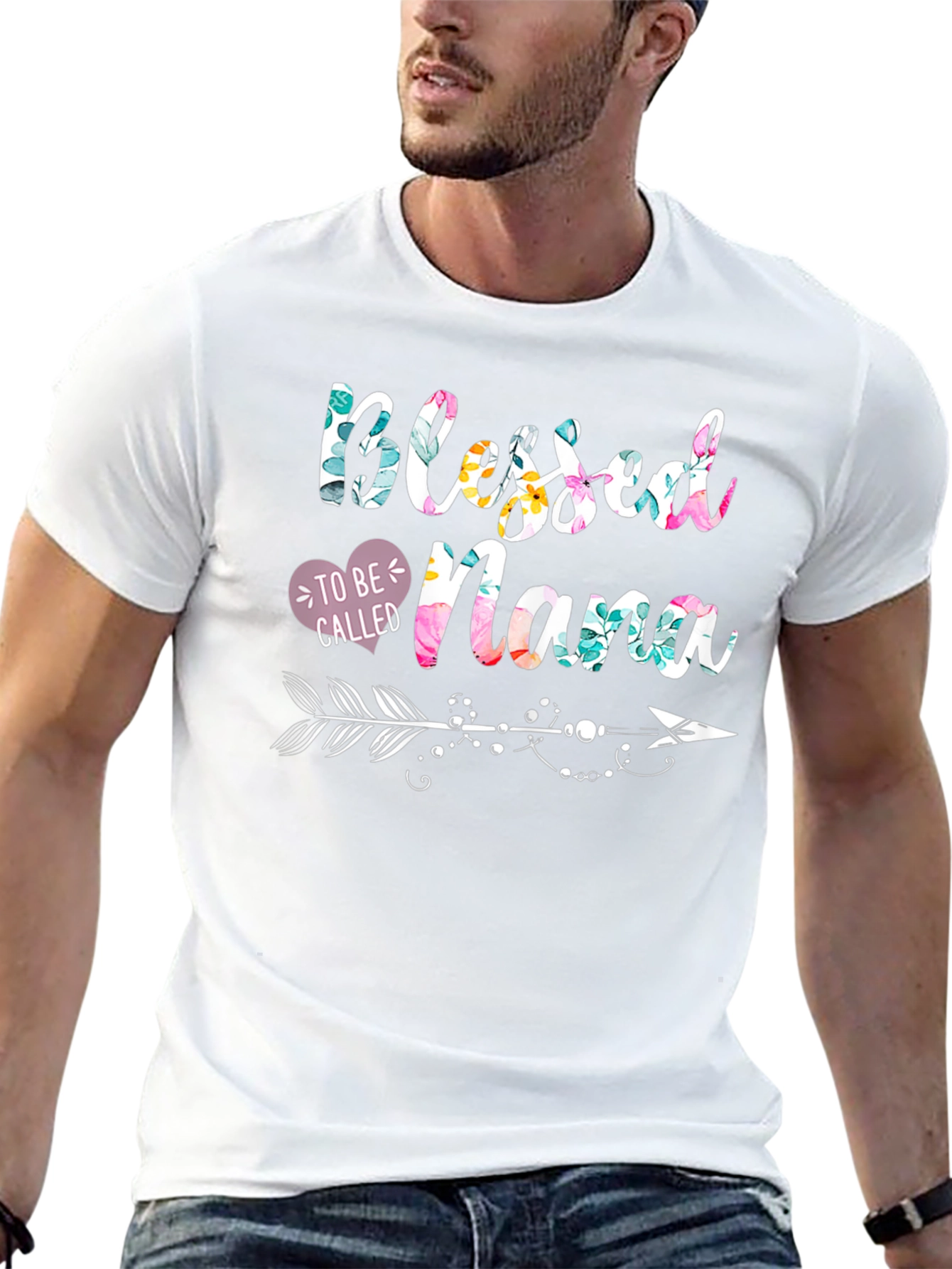 Blessed To Be Called Nana Floral T-Shirt