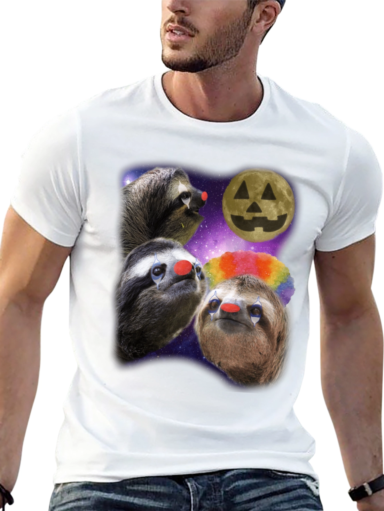 Sloth Clown Halloween T-Shirt