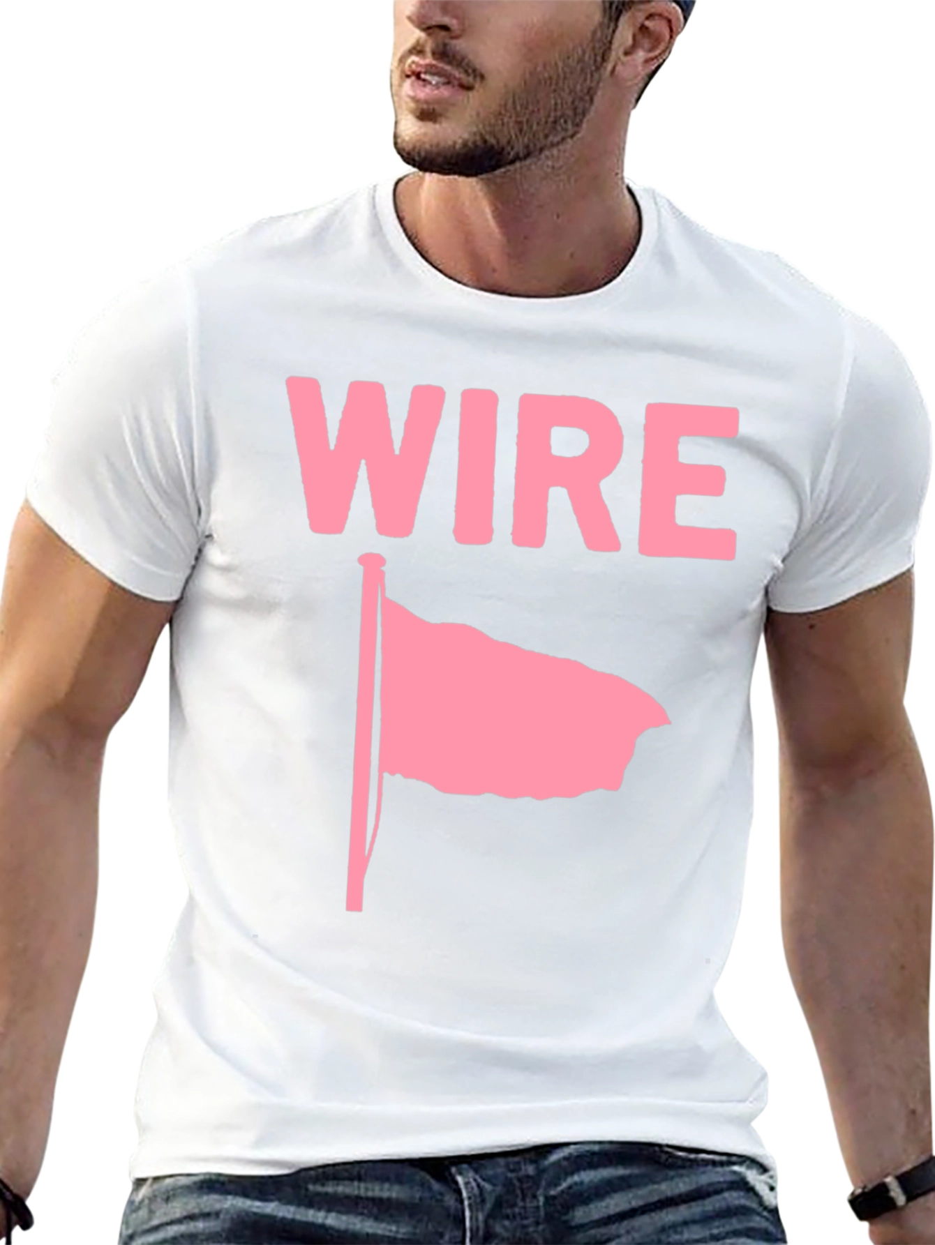WIRE Pink Flag T-Shirt - Punk Rock Fashion