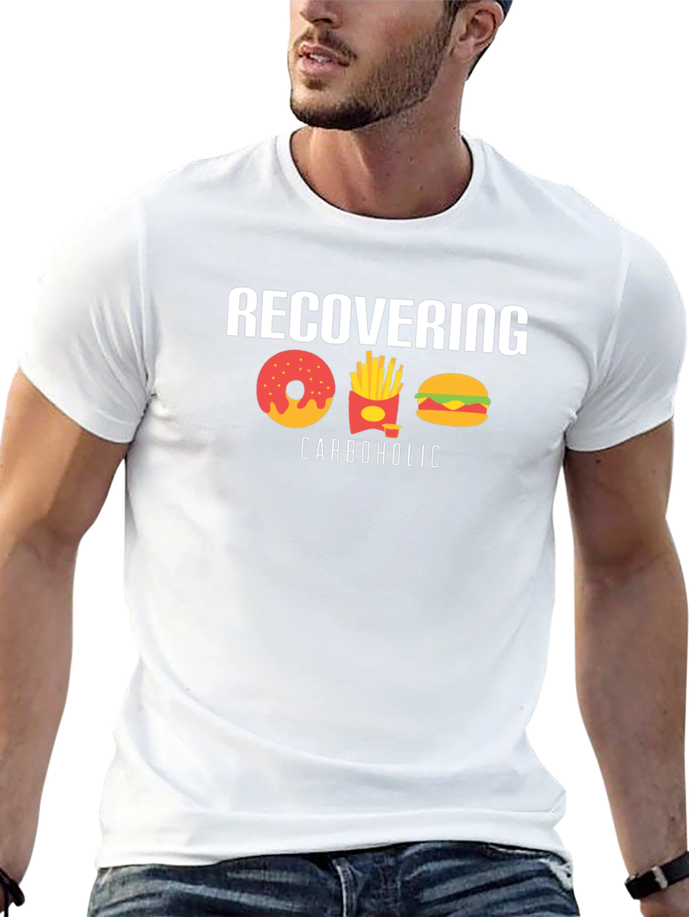 Recovering Carboholic Graphic T-Shirt