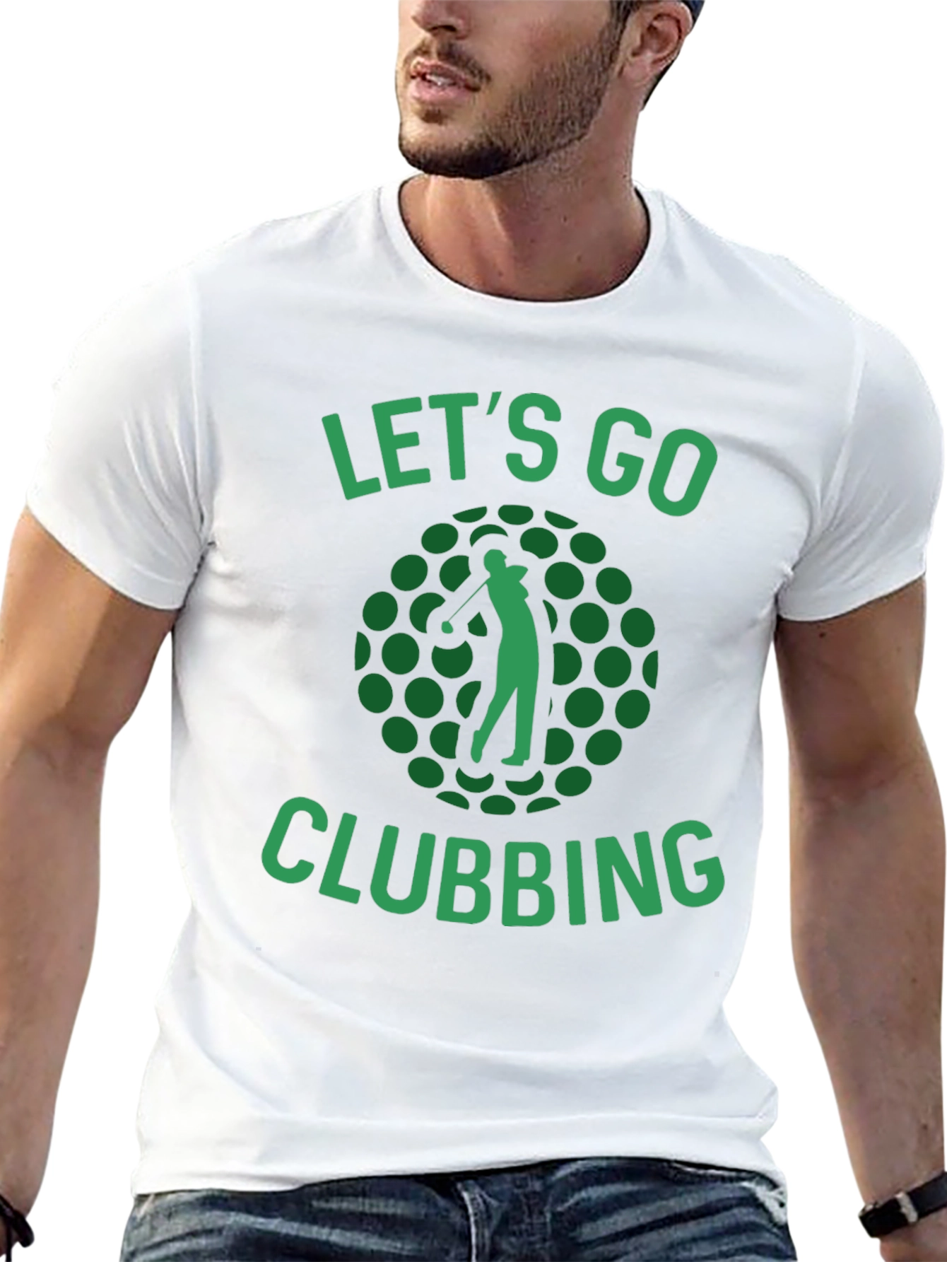 Lets Go Clubbing Golf T-Shirt