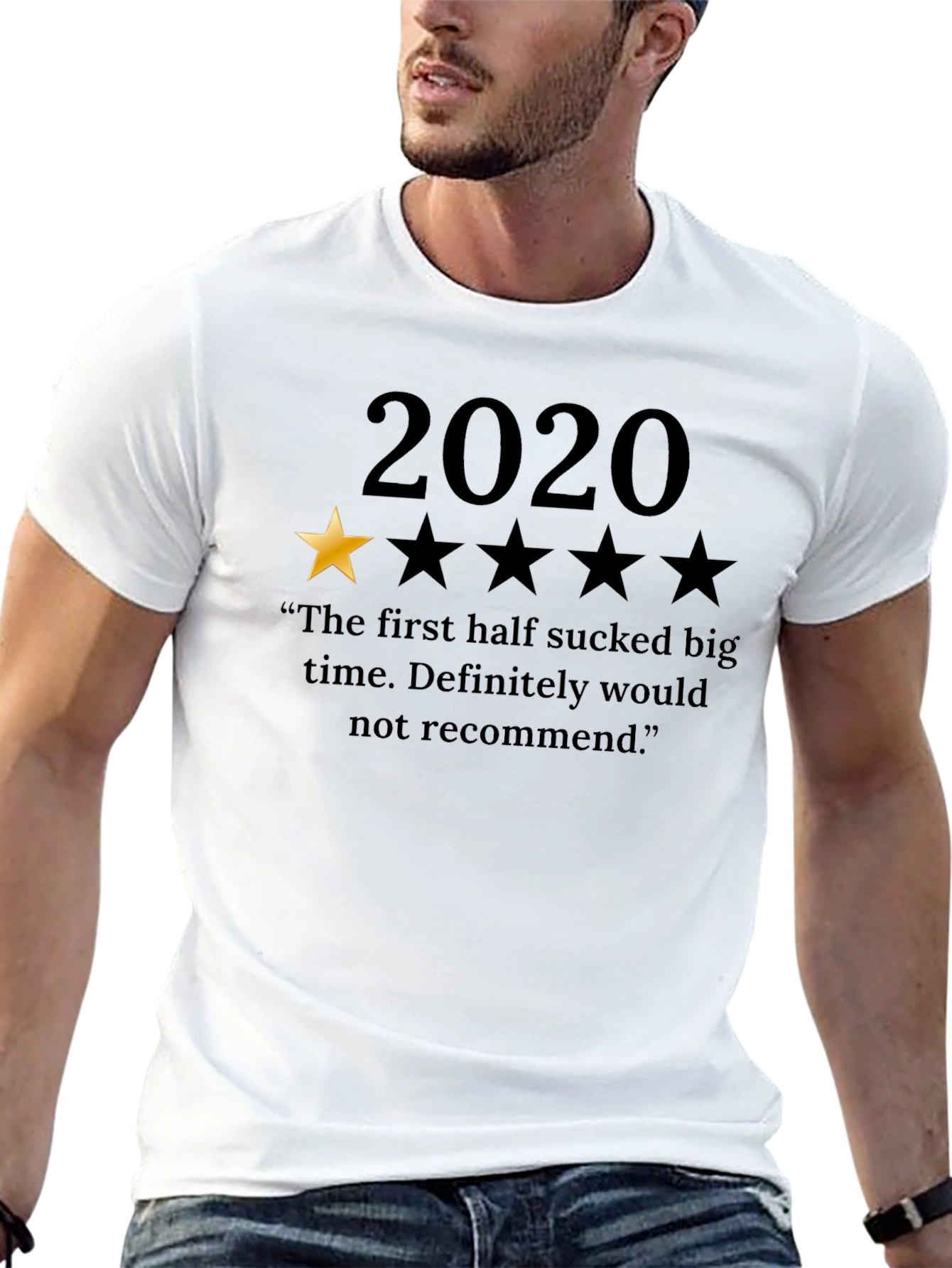2020 One Star Review T-Shirt Funny Pandemic Tee