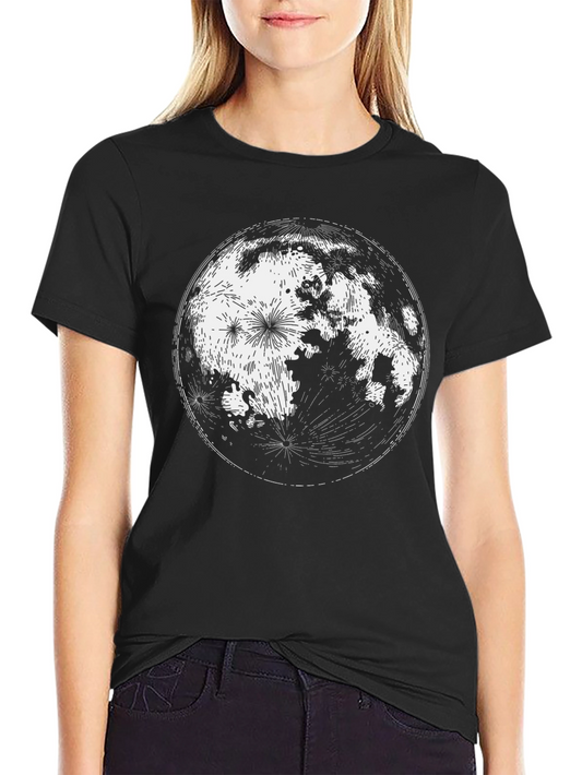 Lunar Graphic Tee - Black Moon T-Shirt