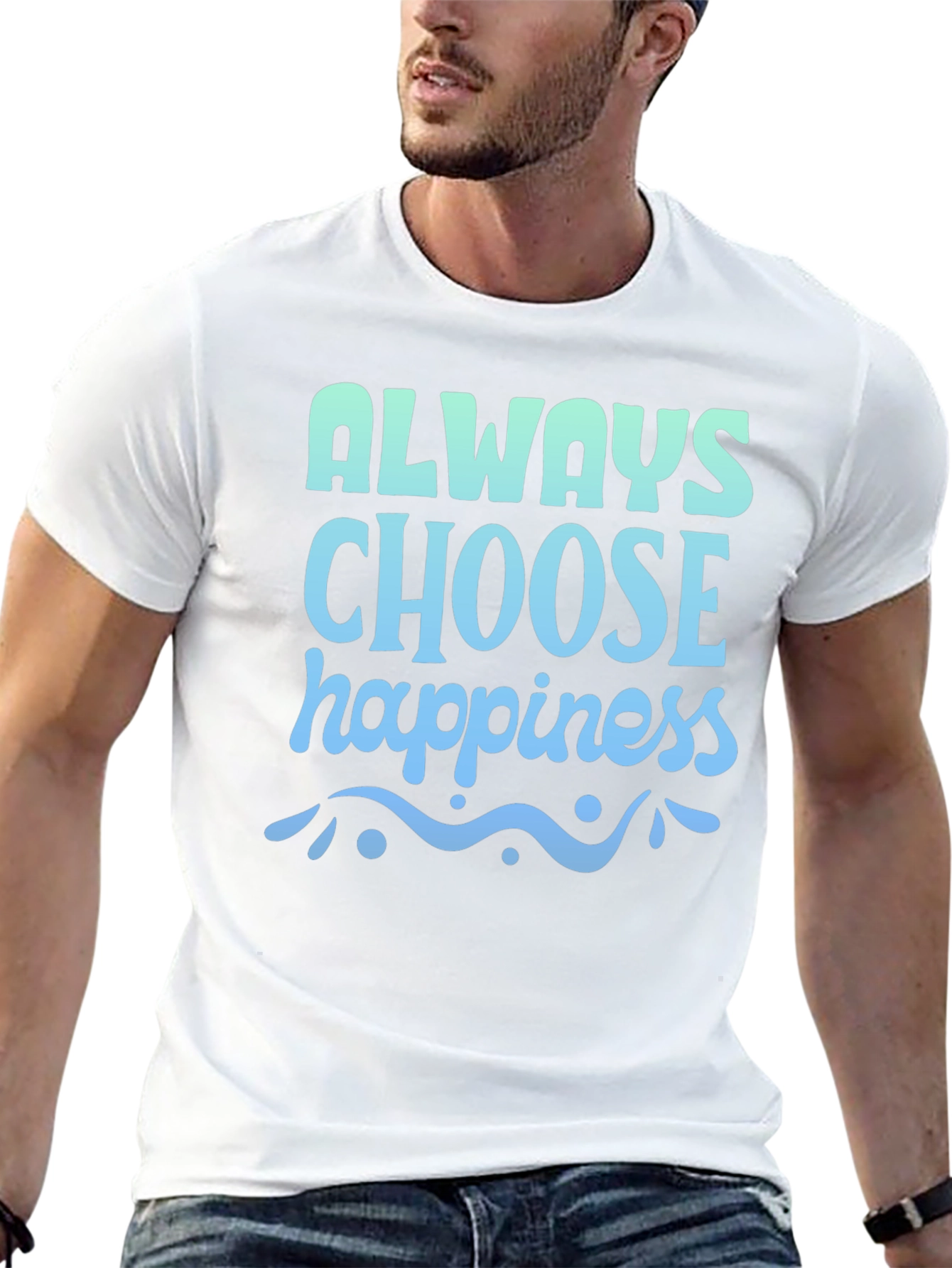 Always Choose Happiness Graphic Tee