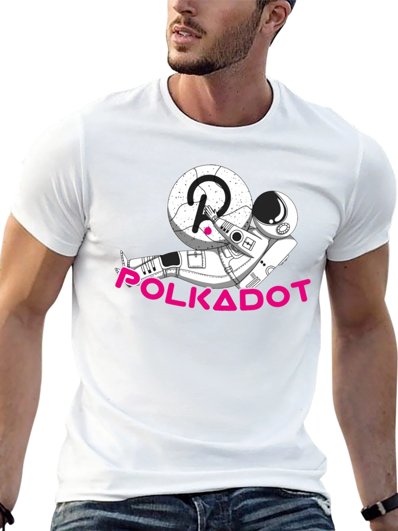 Polkadot Astronaut T-Shirt - Crypto Graphic Tee