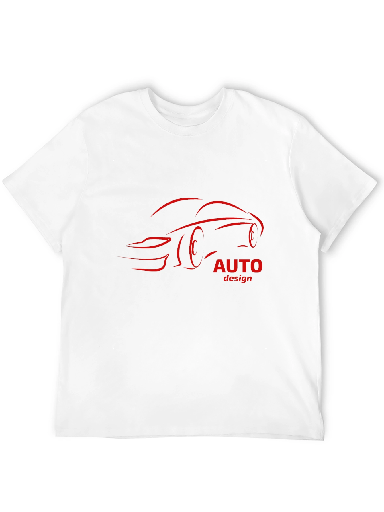Auto Design T-Shirt - Black Stylish Automotive Graphic Tee