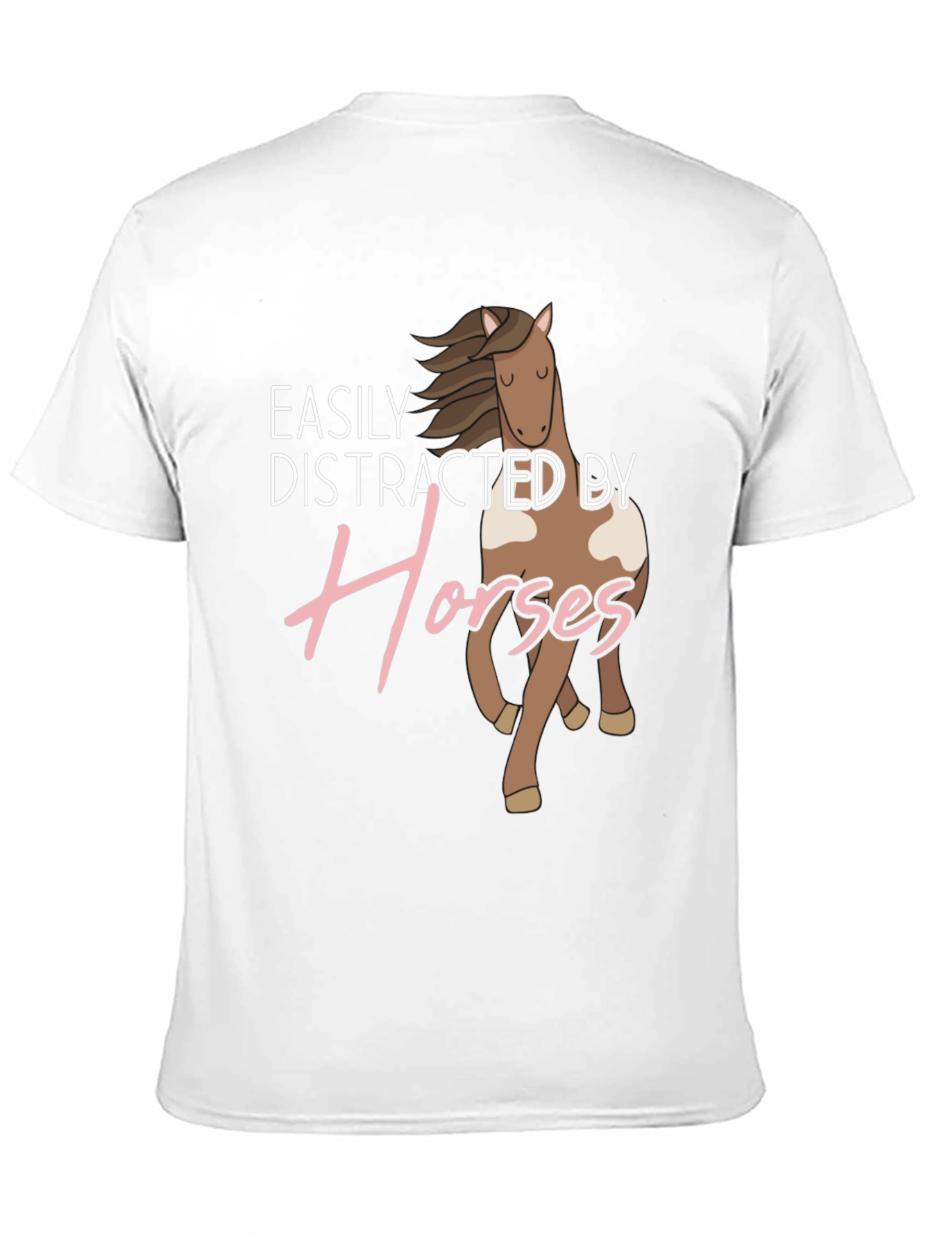 Easily Distracted By Horses Graphic Tee