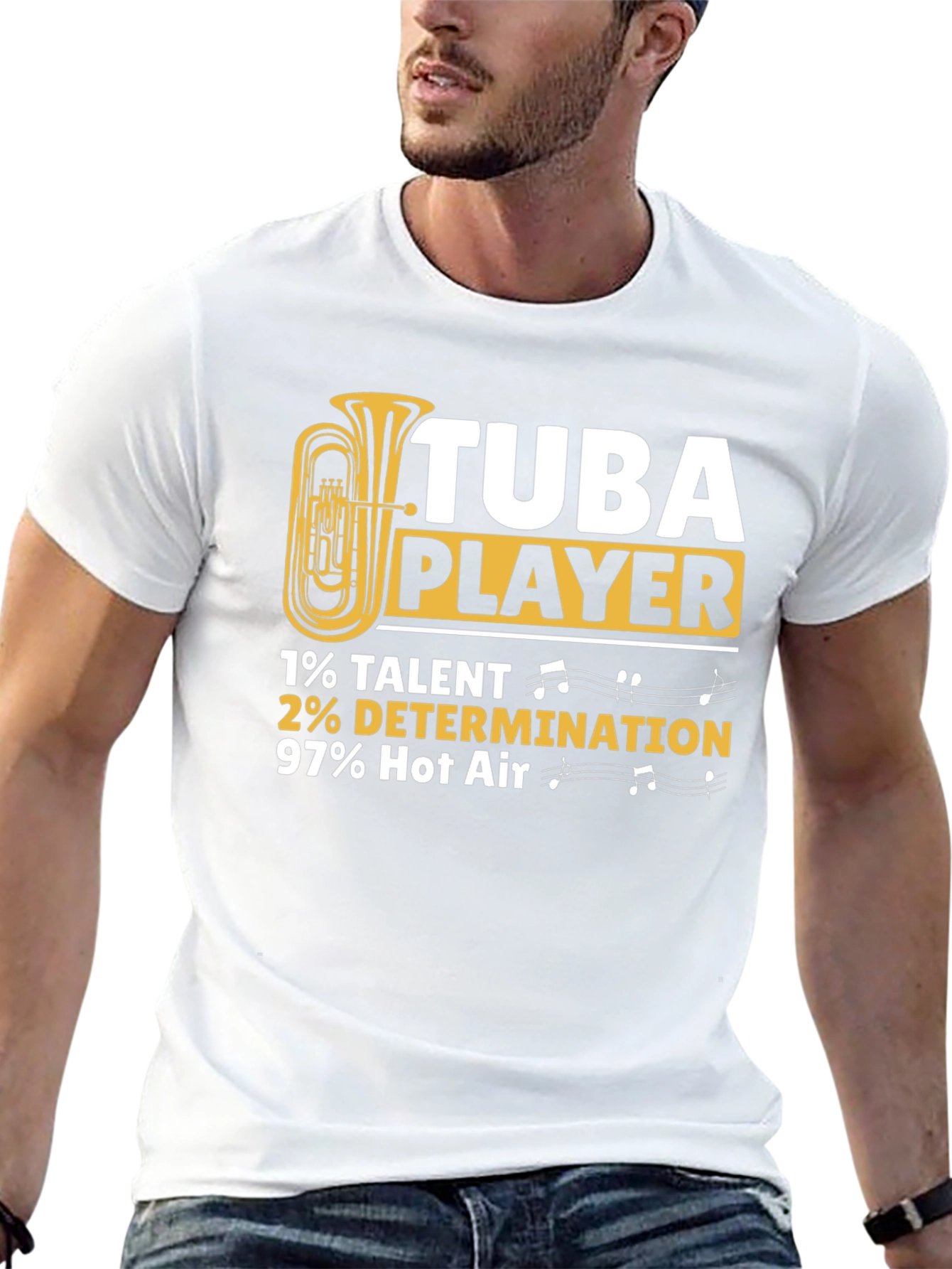 Tuba Player Novelty T-Shirt
