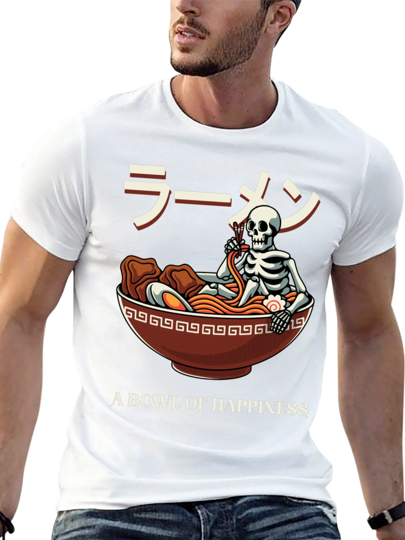 Ramen Skeleton T-Shirt: A Bowl of Happiness