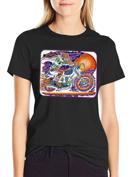Motorcycle Cat T-Shirt