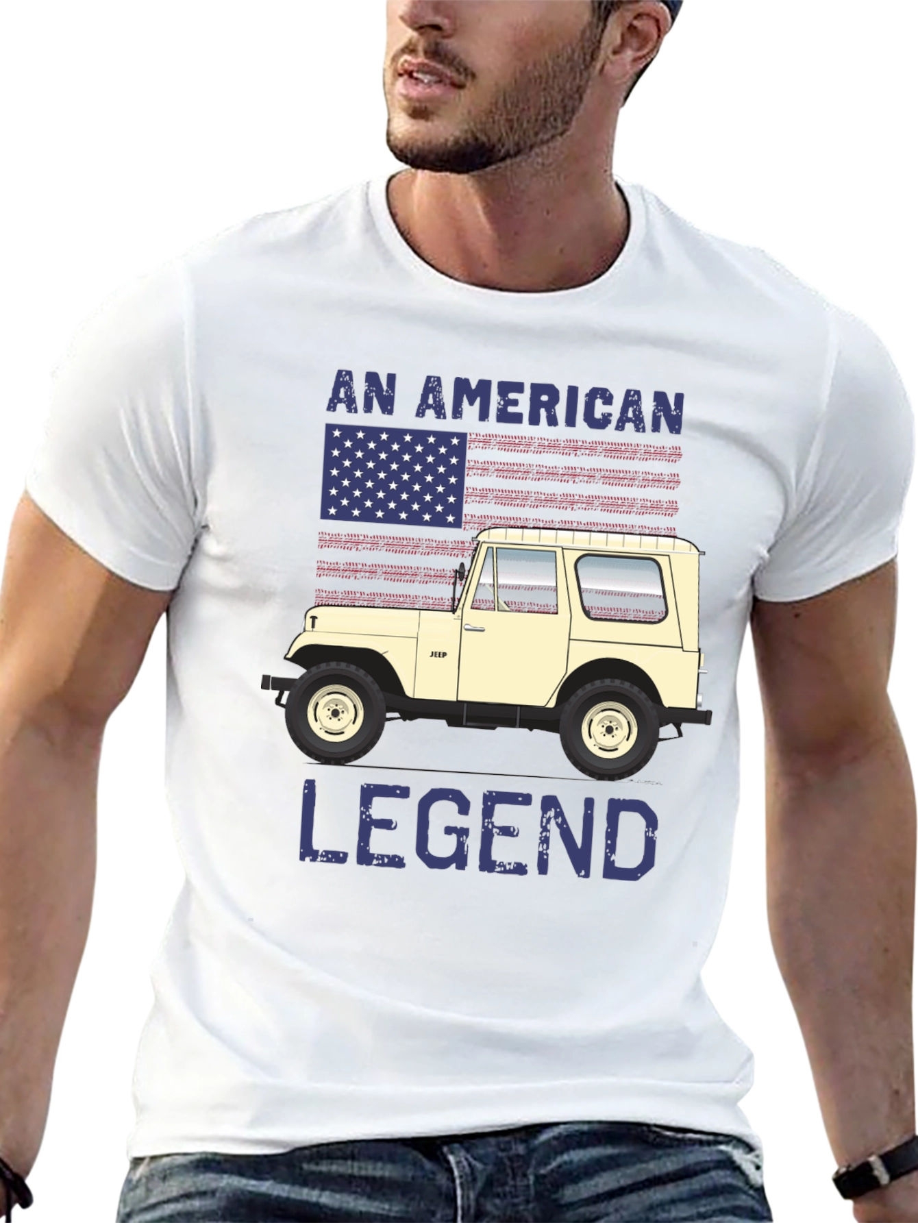 American Legend Jeep T-Shirt - Classic Design