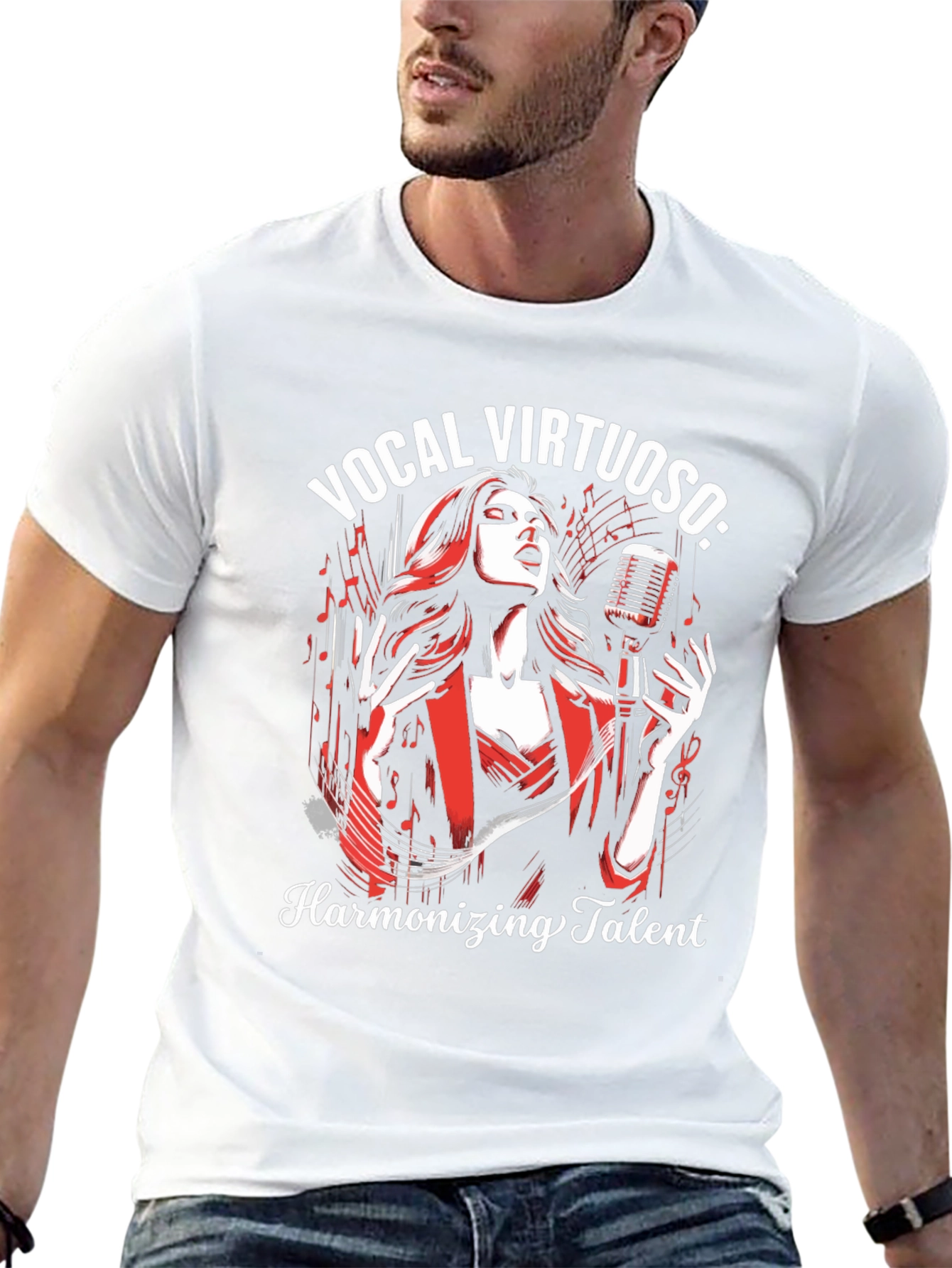 Vocal Virtuoso Harmonizing Talent Graphic T-Shirt