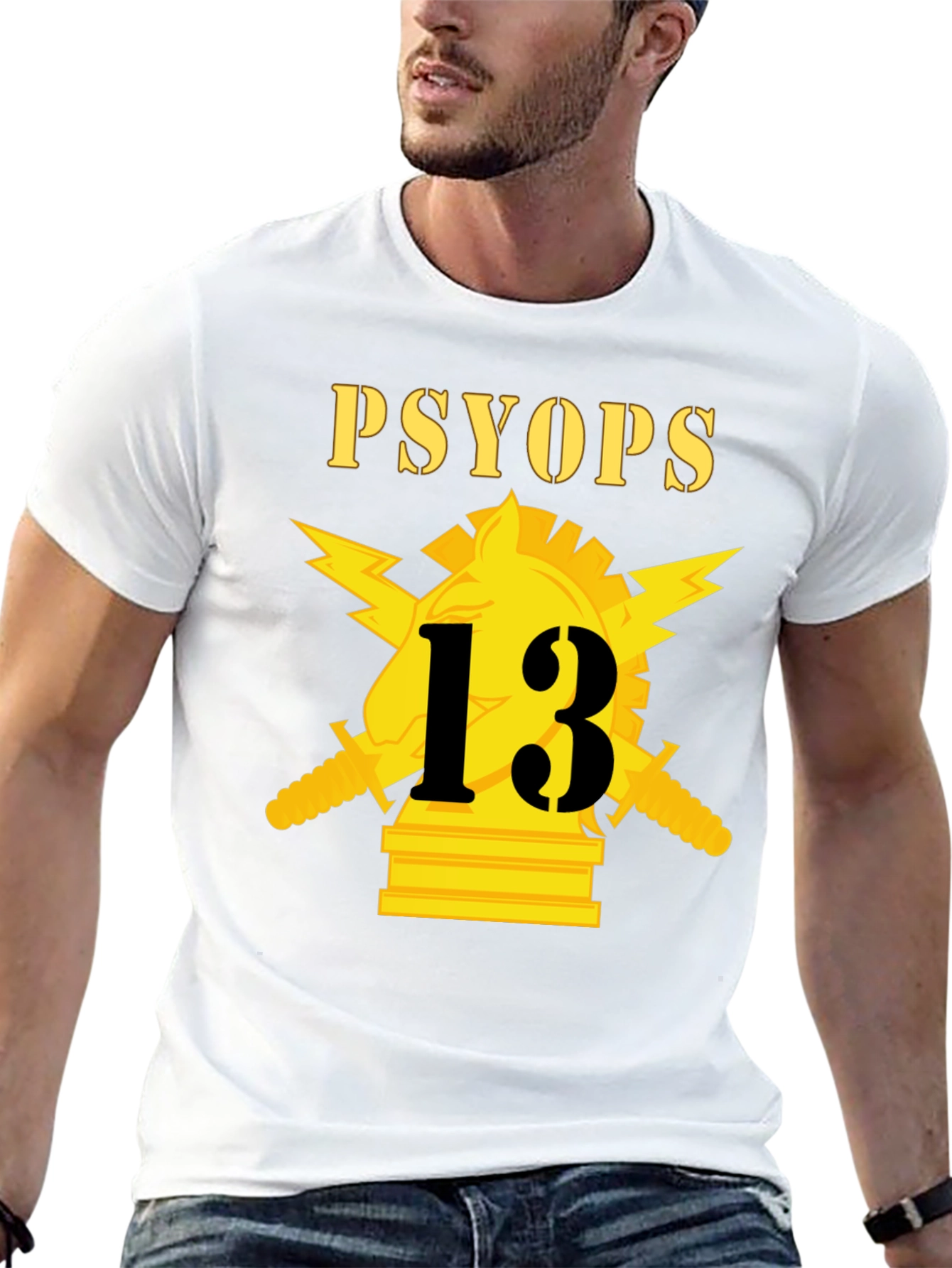 PSYOP T-Shirt - Golden Symbol Graphic Tee