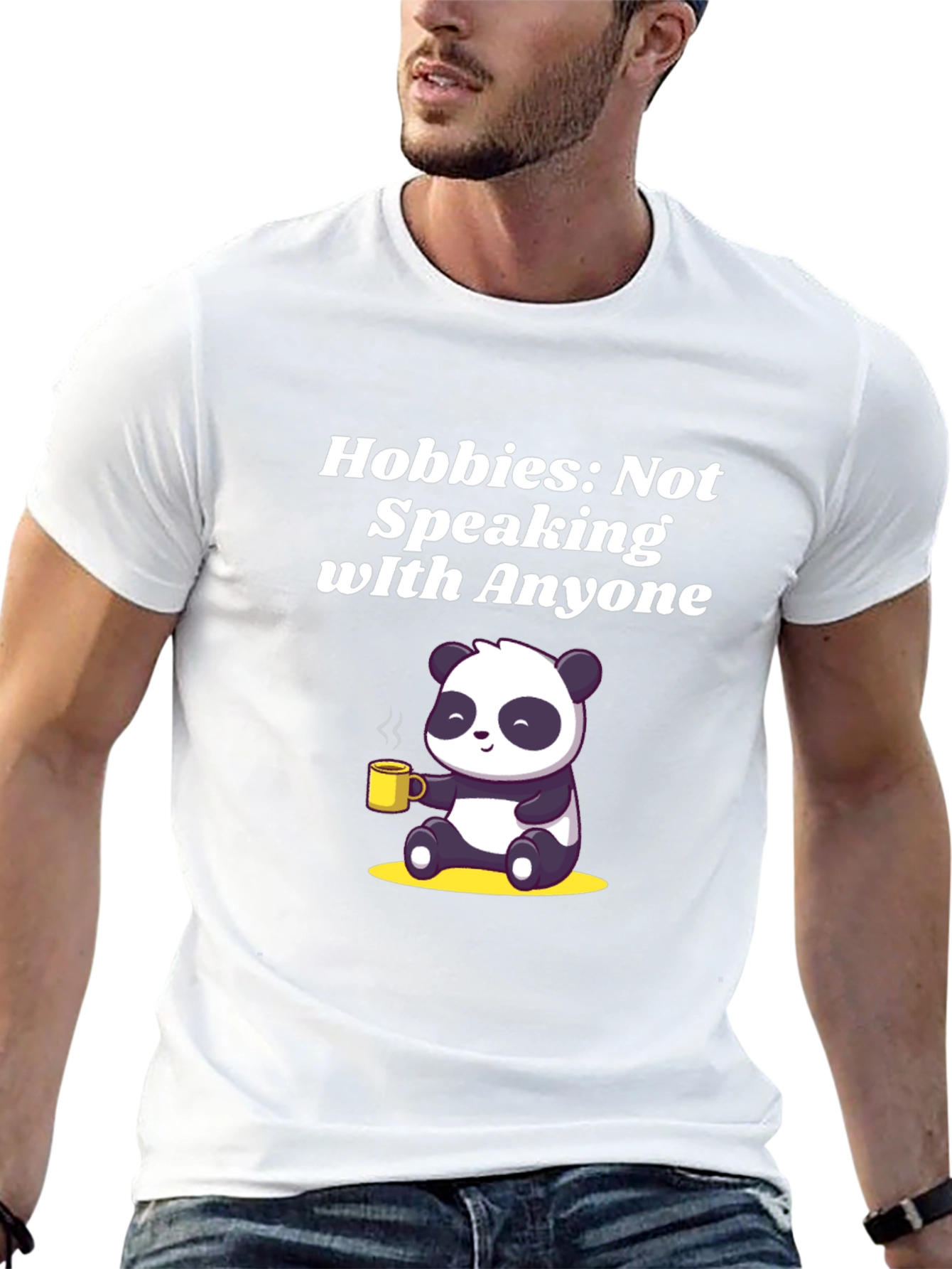 Hobbies: Not Speaking Panda T-Shirt