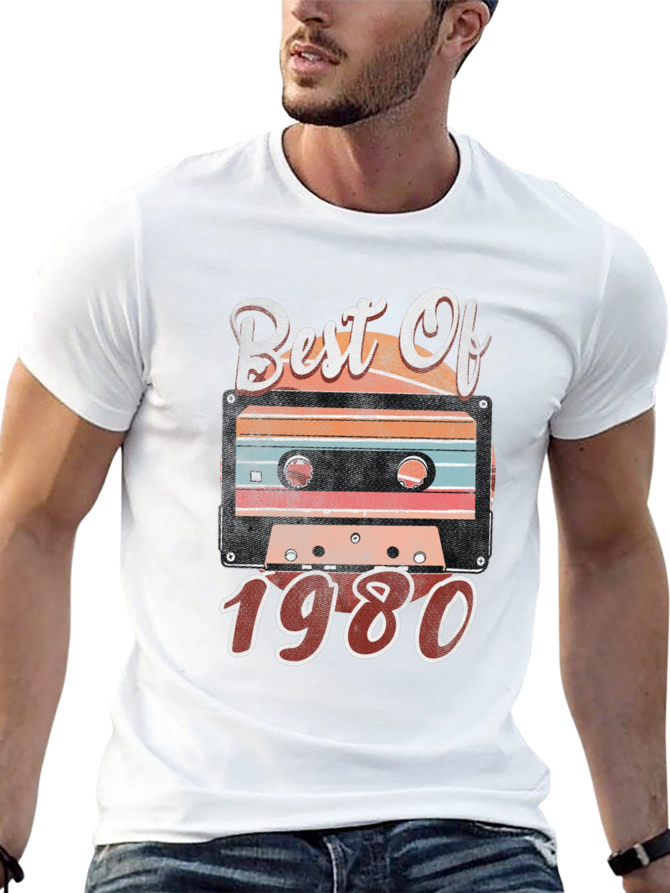 Best of 1980 Cassette Tape T-Shirt - Retro Style