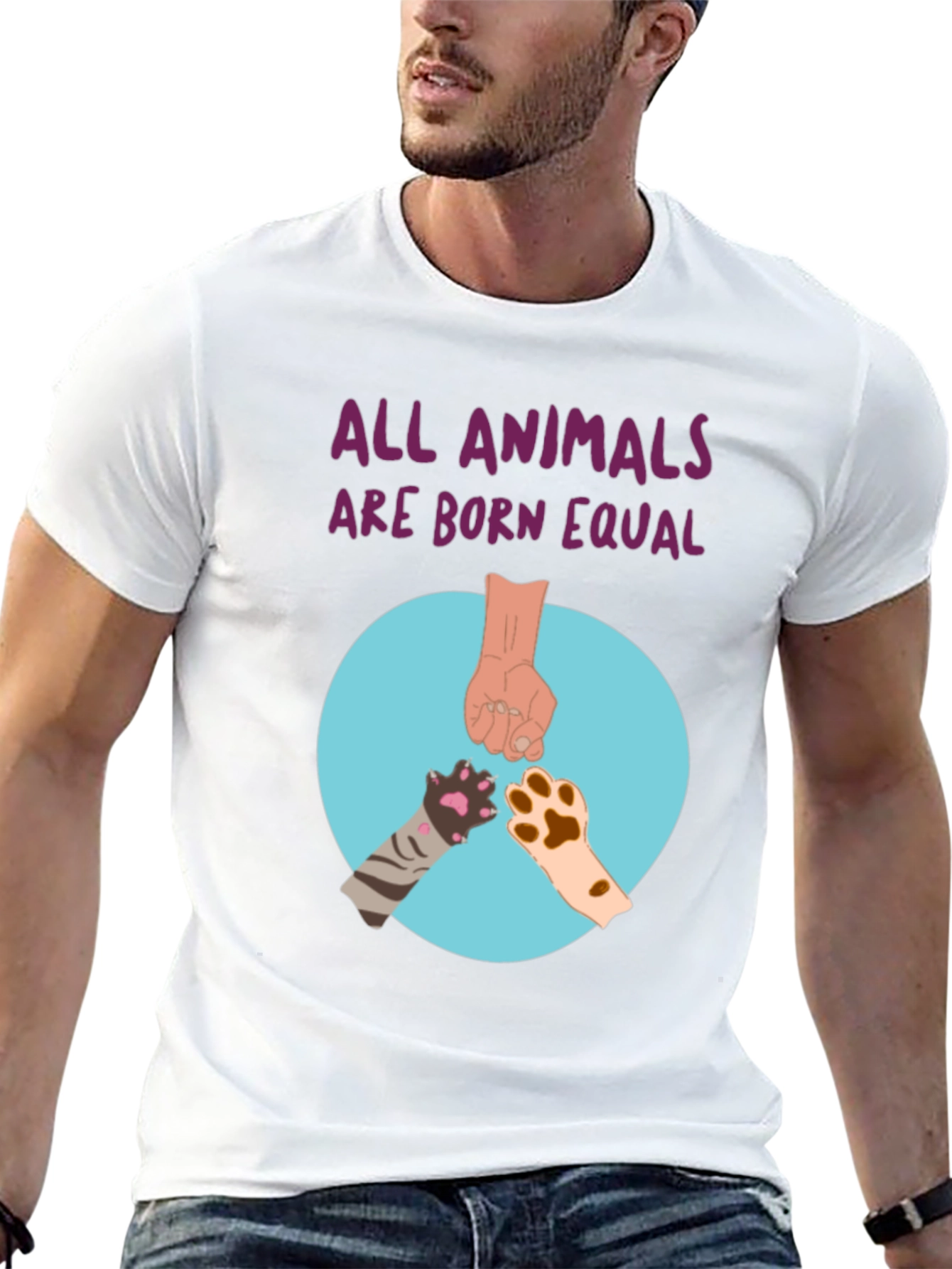 Equality T-Shirt - All Animals Are Born Equal