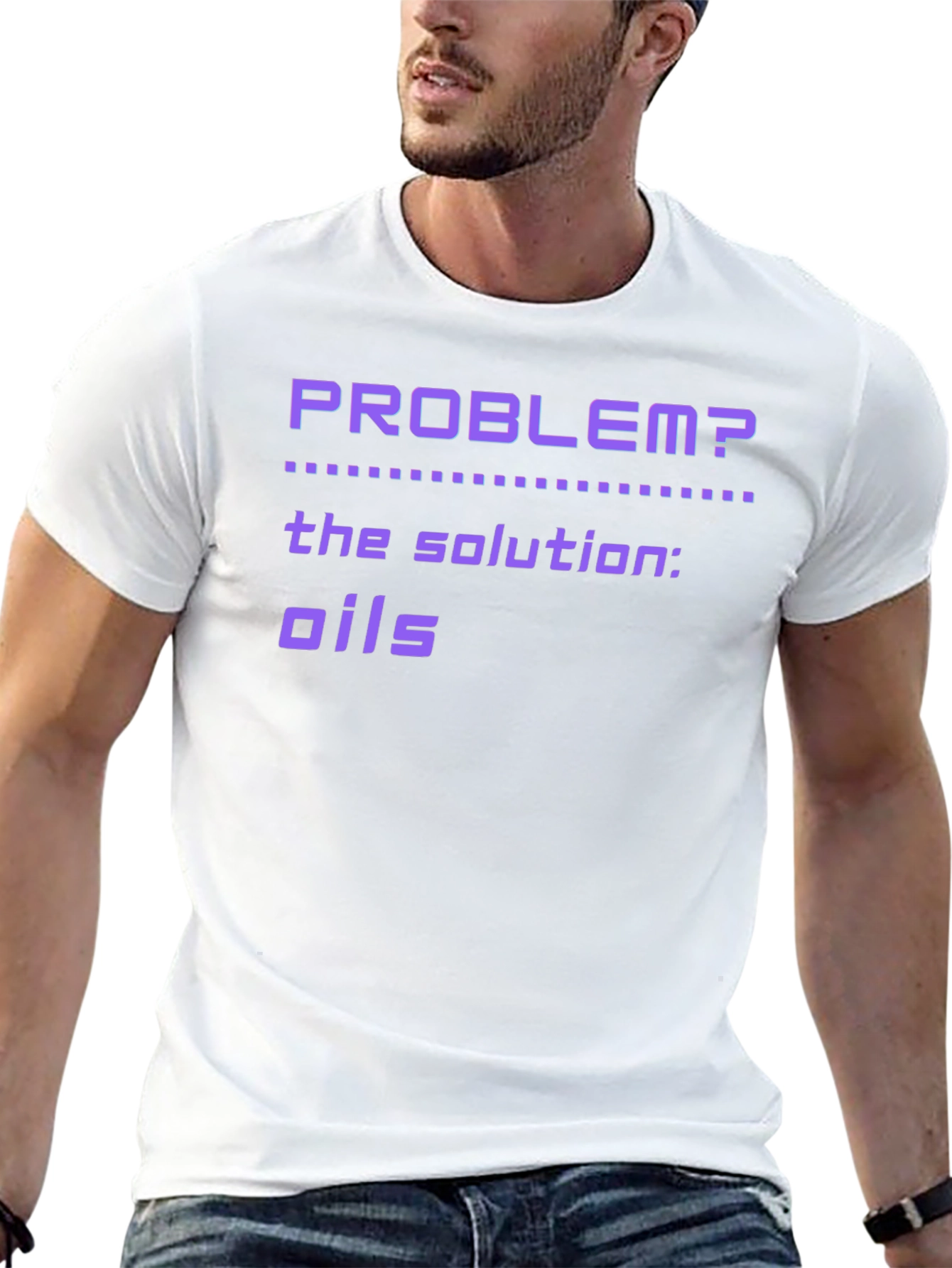 Problem? Oils T-Shirt - Essential Oil Solution Tee