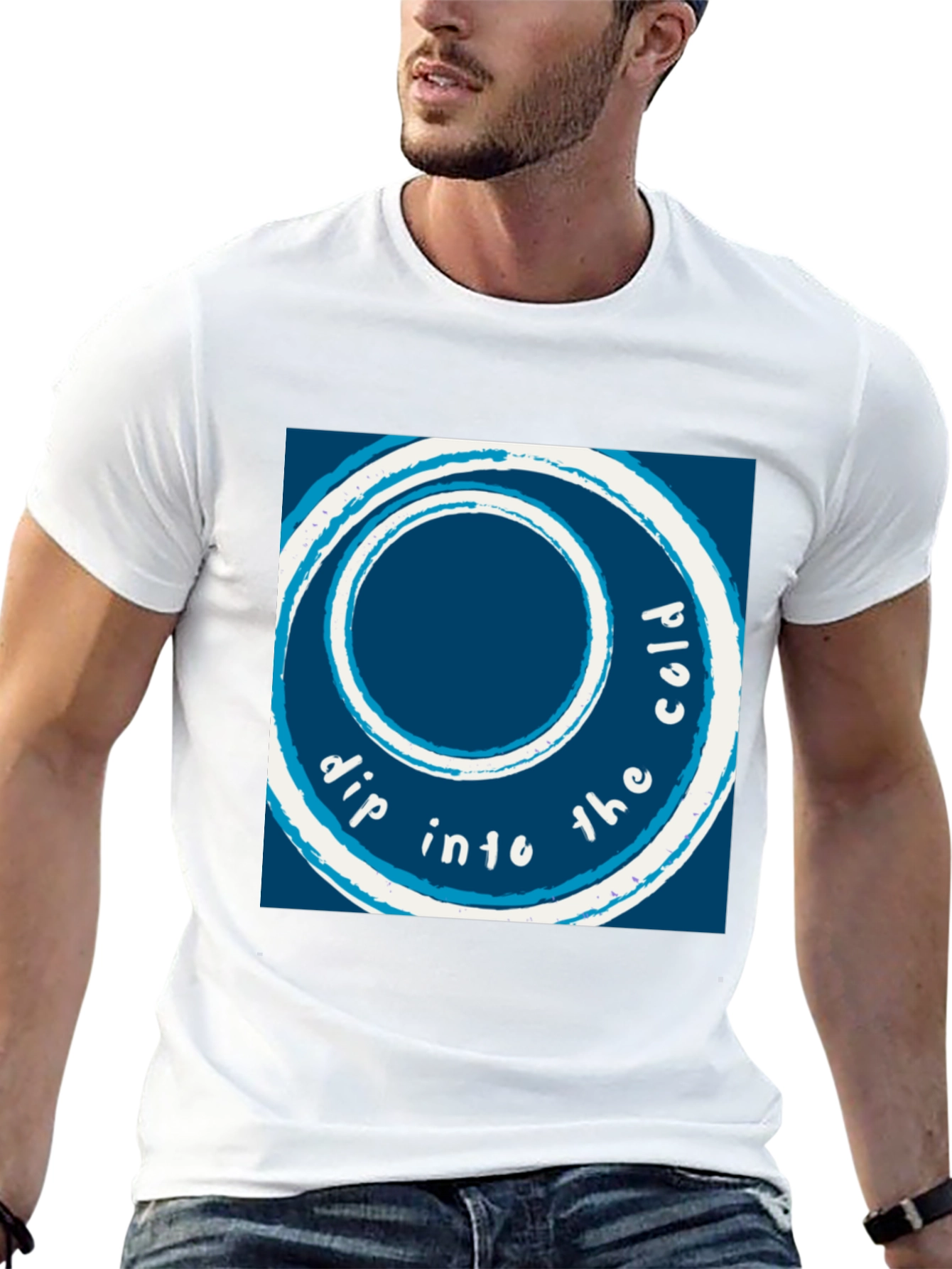 Dip Into The Cold Graphic T-Shirt - Black