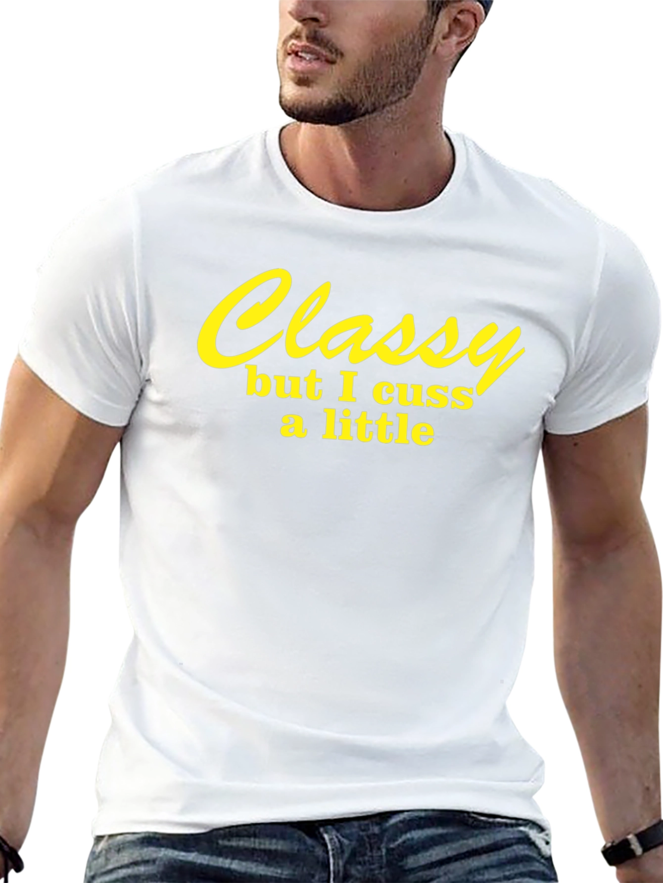 Classy But I Cuss A Little Black T-Shirt