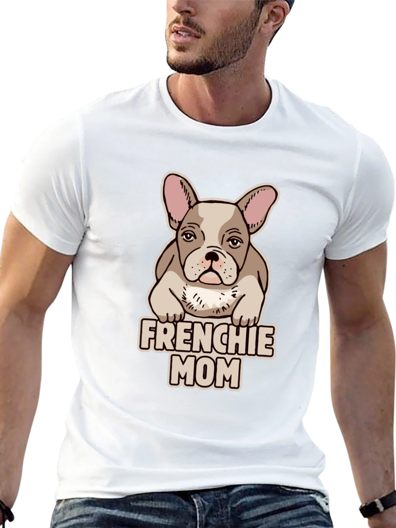 Frenchie Mom T-Shirt - Cute Bulldog Lover Tee