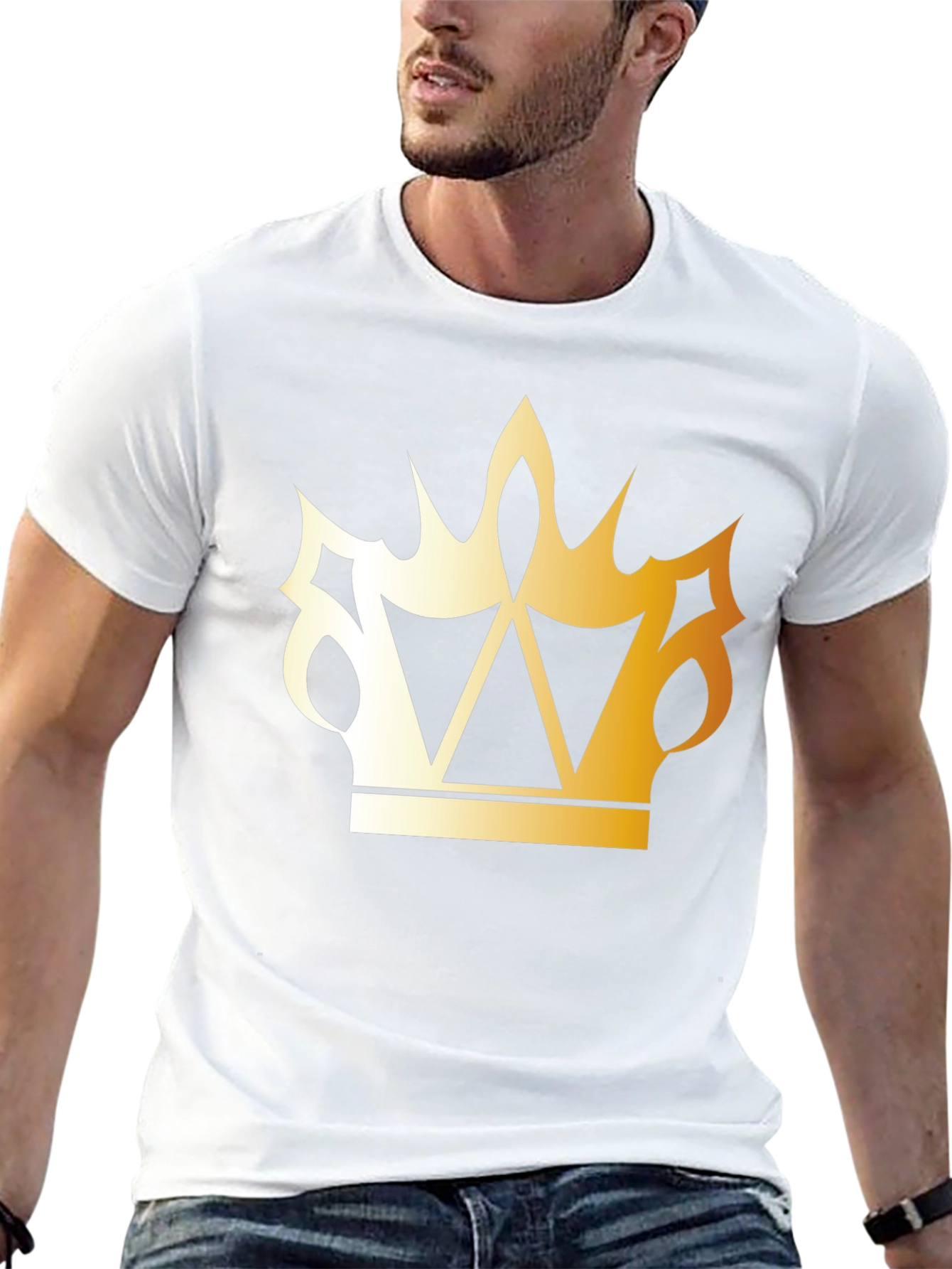 Golden Crown Black T-Shirt
