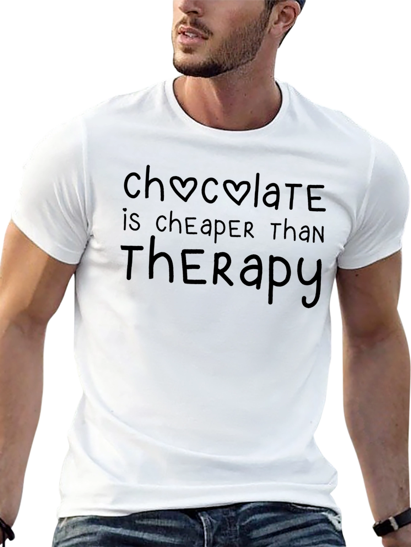 Chocolate Cheaper Than Therapy Graphic Tee