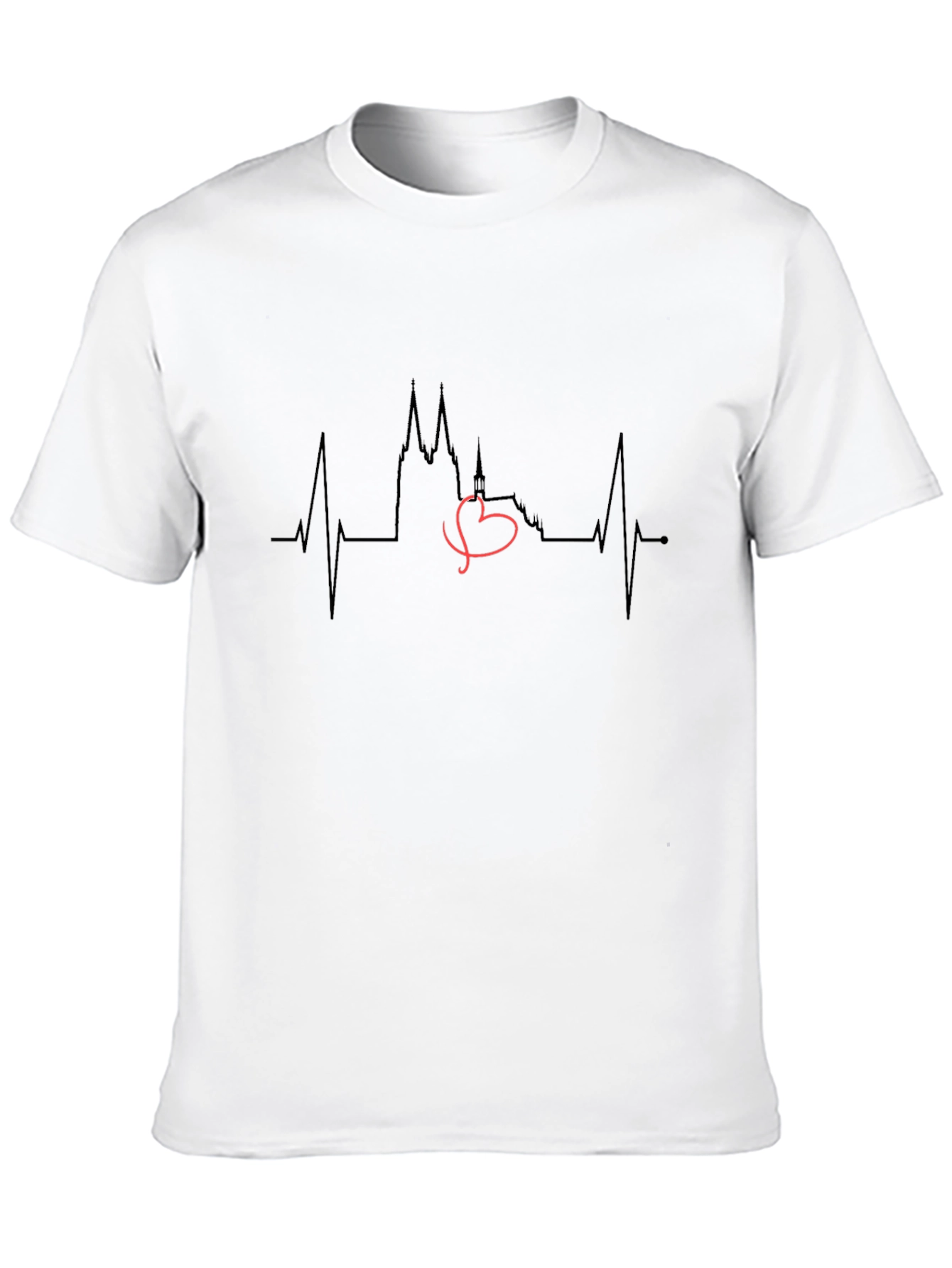 Prague Heartbeat T-Shirt - Czech Republic