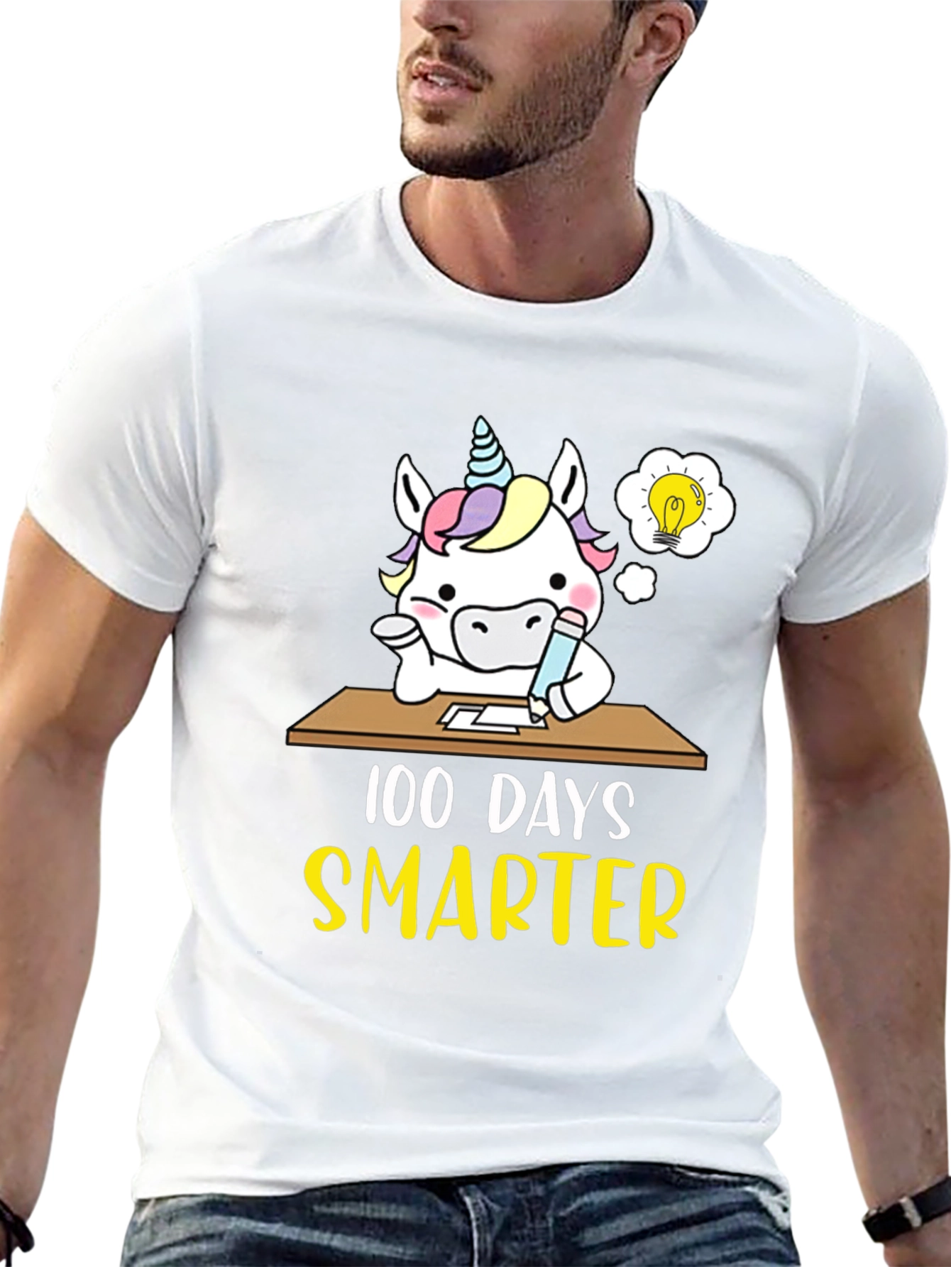 100 Days Smarter Unicorn T-Shirt