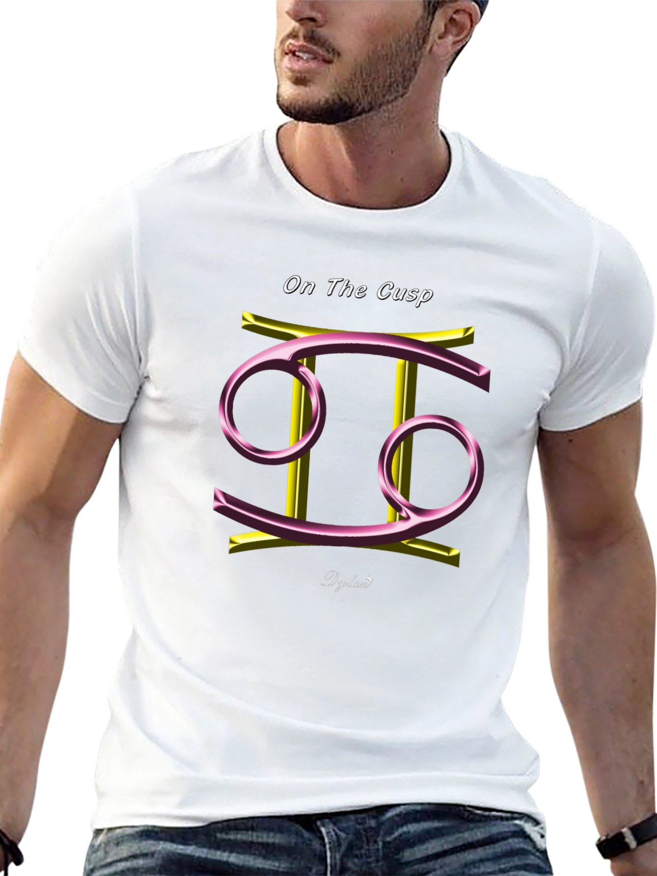 On The Cusp Gemini Cancer Zodiac Graphic T-Shirt